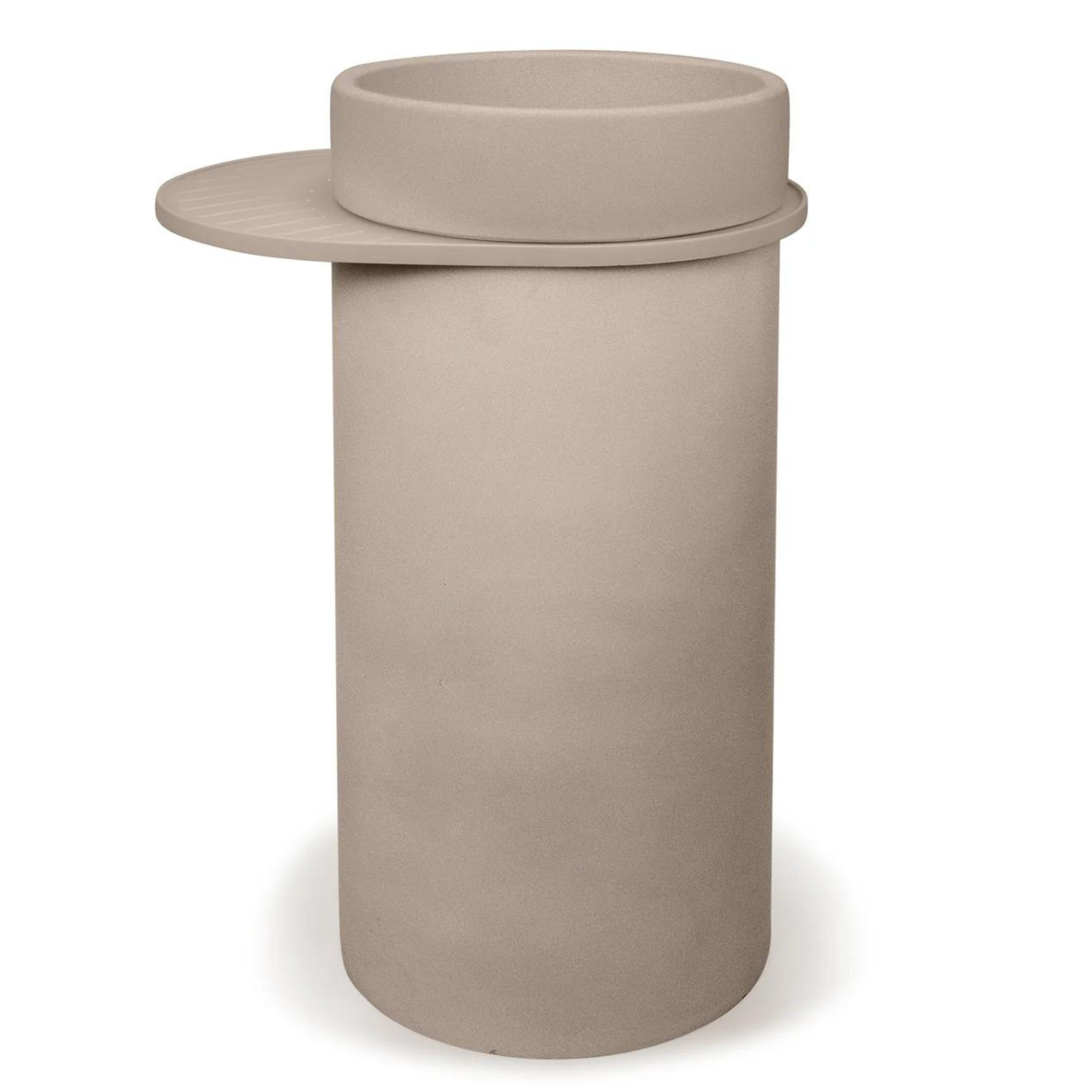 NOOD CO CYLINDER BOWL FREESTANDING BASIN MUSHROOM