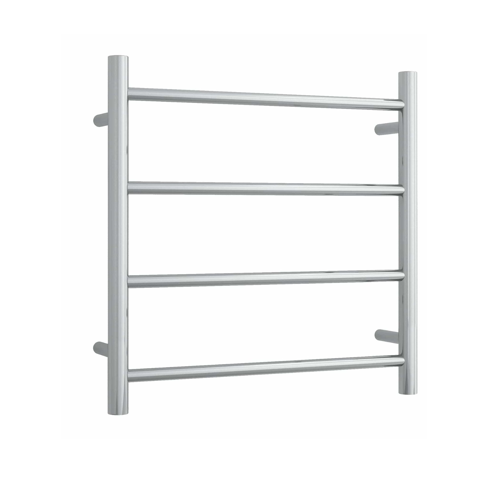 THERMOGROUP 4-BAR ROUND LADDER HEATED TOWEL RAIL BRUSHED STAINLESS STEEL 550MM