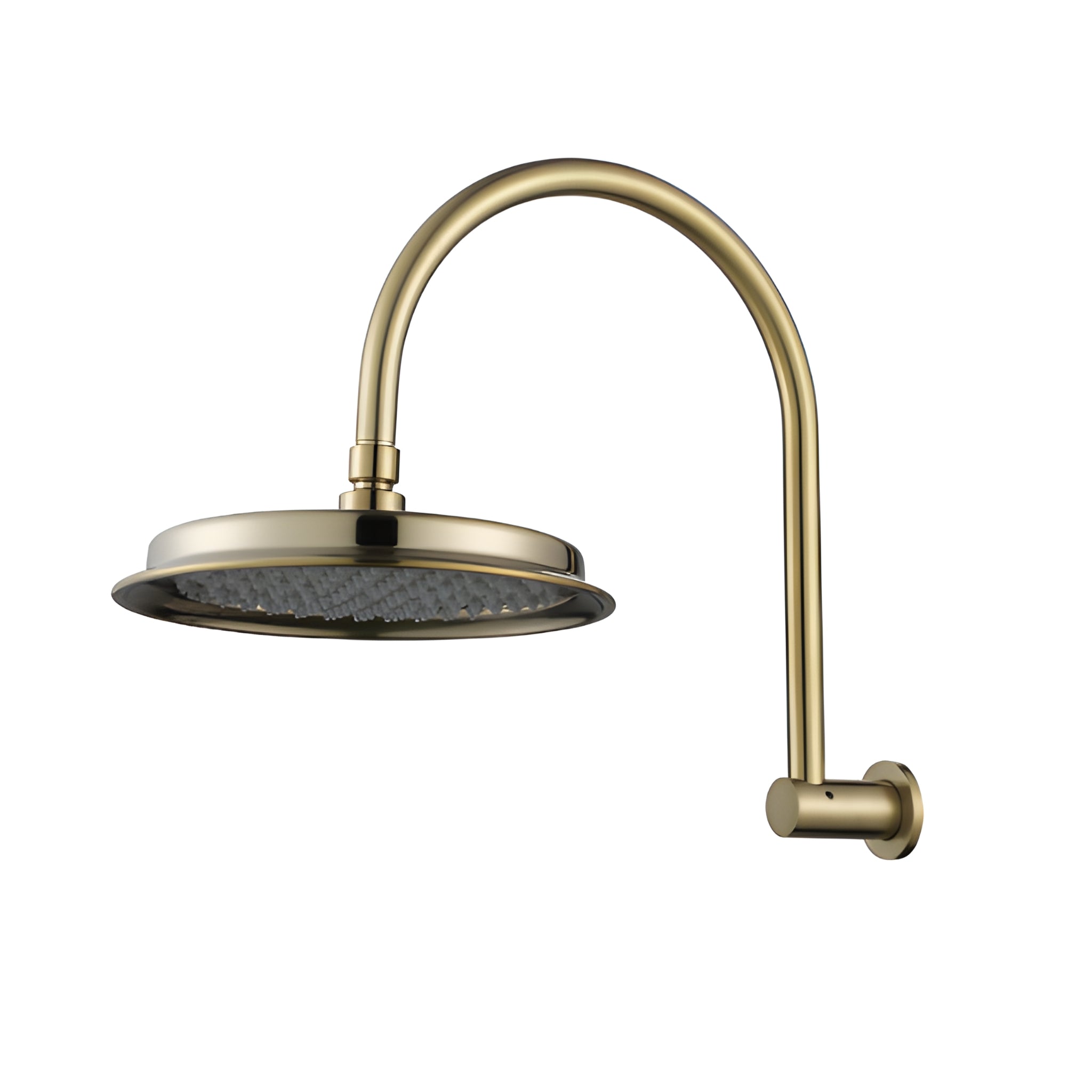 MODERN NATIONAL MONTPELLIER SHOWER ARM WITH HEAD 316MM BRUSHED BRONZE