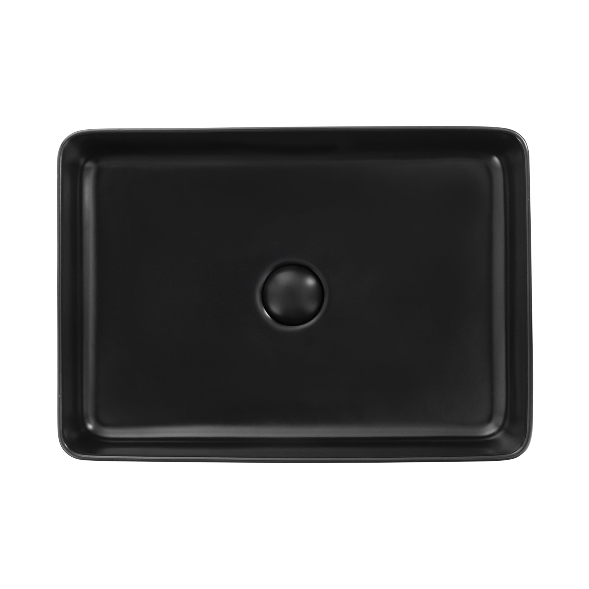 SEIMA PLATI 030 ABOVE COUNTER BASIN SILK MATTE BLACK 500MM