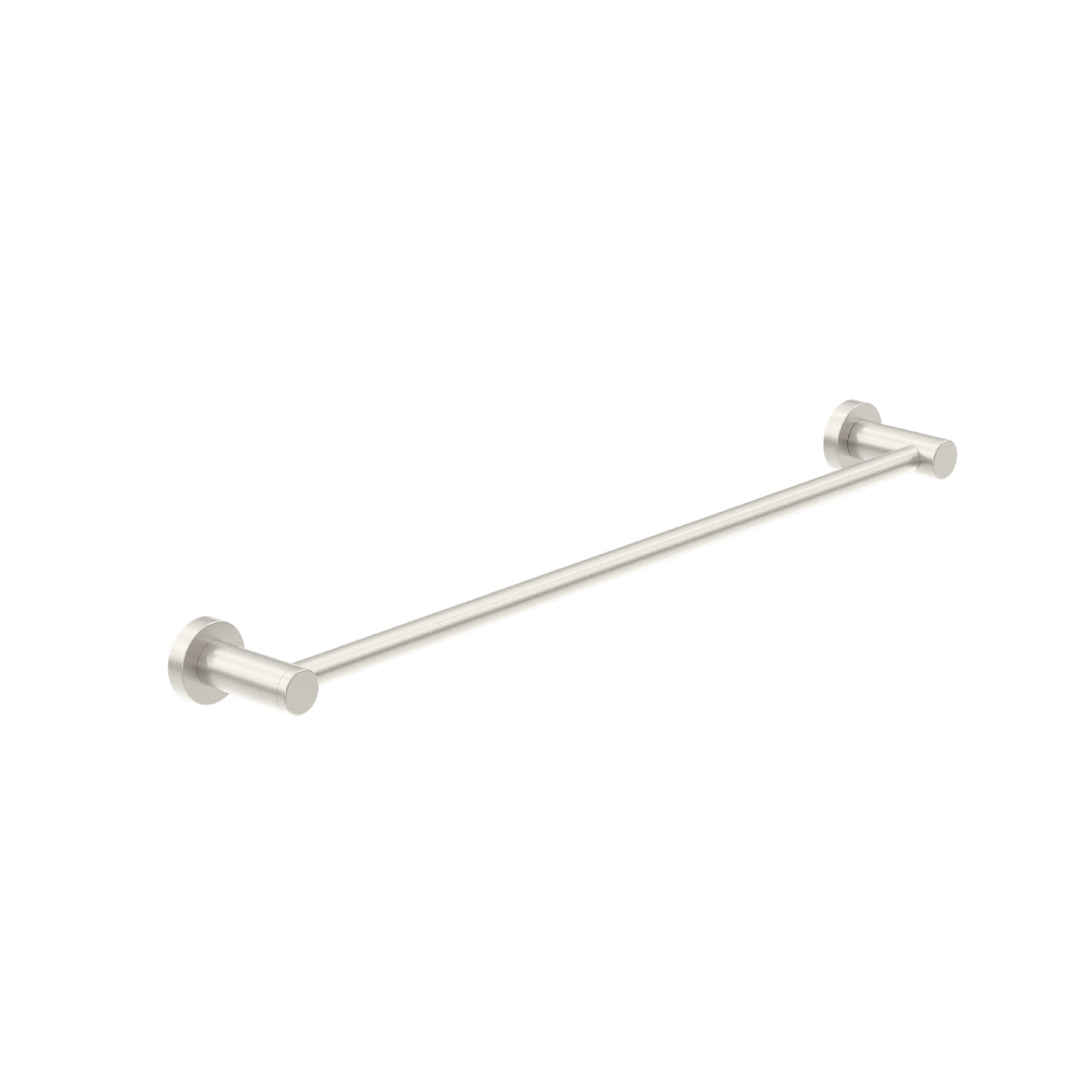 NERO CLASSIC NON-HEATED SINGLE TOWEL RAIL BRUSHED NICKEL (AVAILABLE IN 600MM AND 800MM)