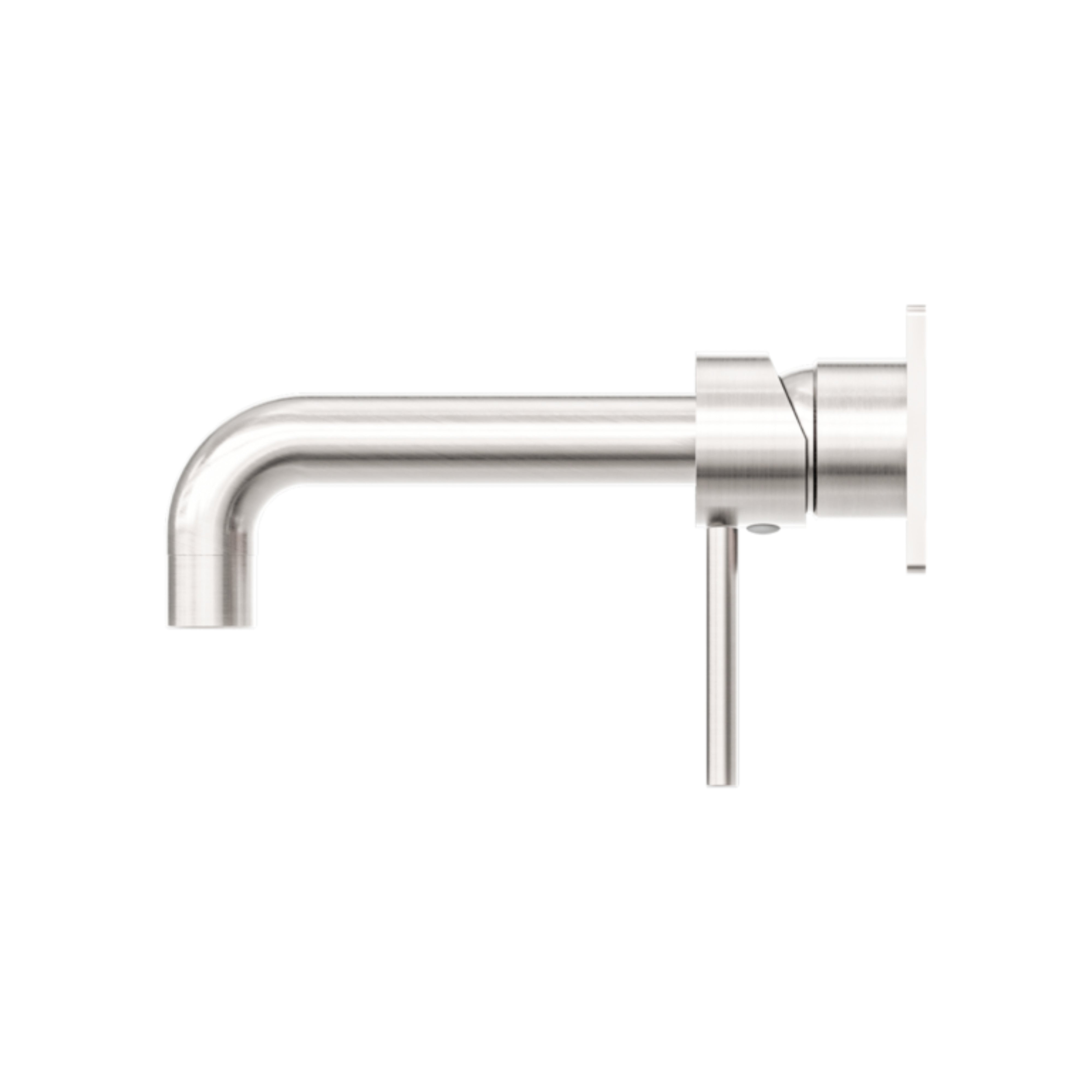 NERO DOLCE WALL BASIN /BATH MIXER 198MM BRUSHED NICKEL