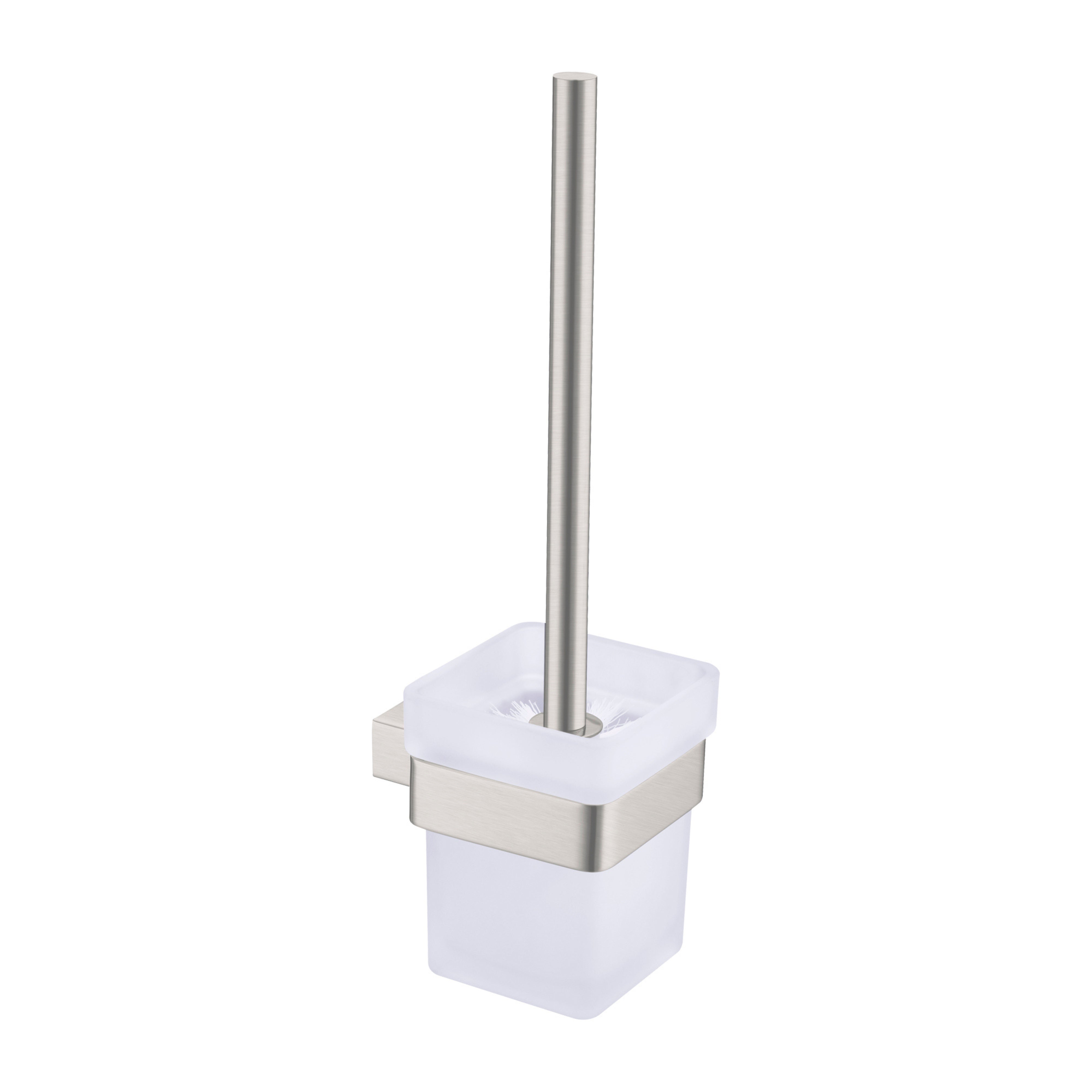 NERO CELIA TOILET BRUSH HOLDER 346MM BRUSHED NICKEL