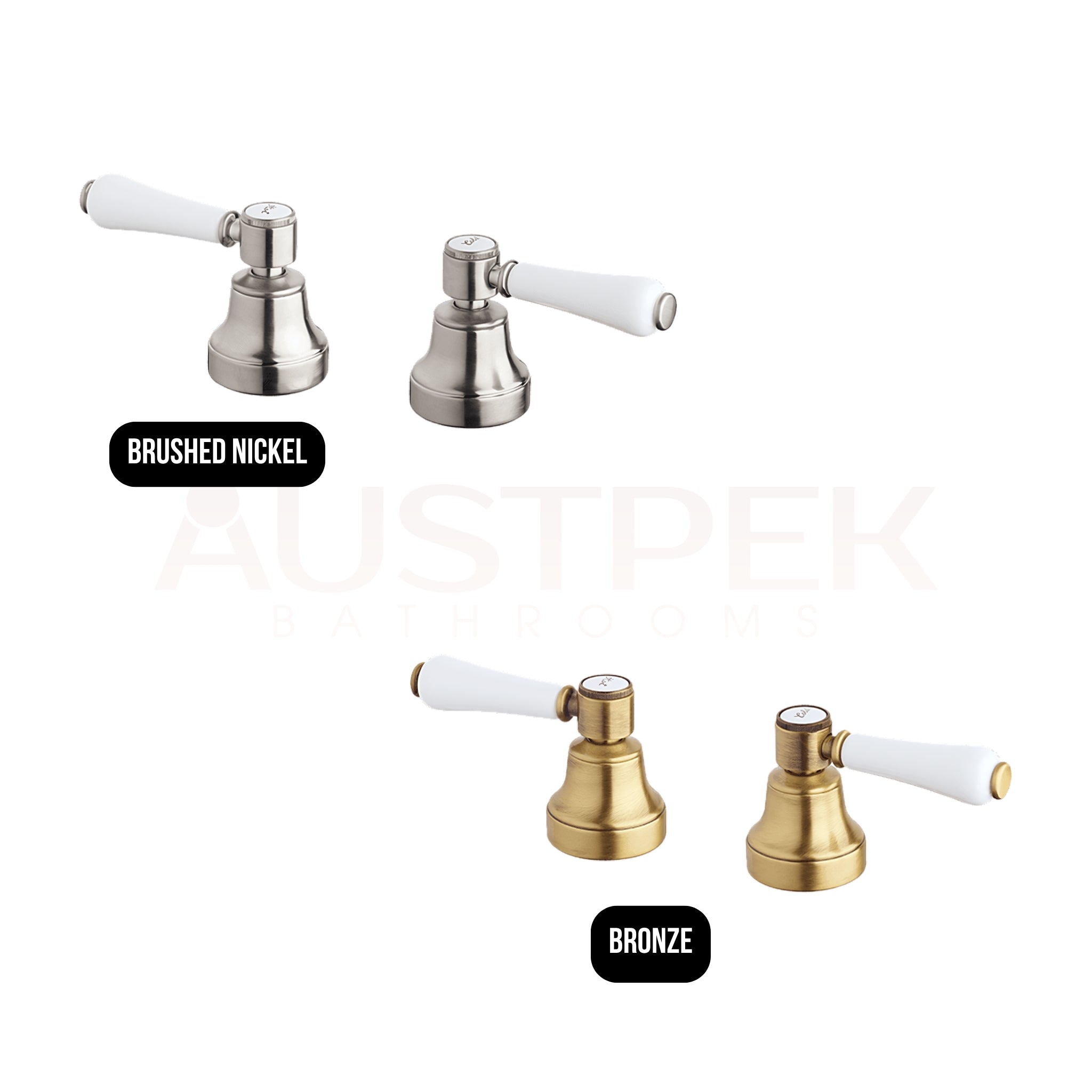 ARMANDO VICARIO WALL TOP ASSEMBLIES WITH LEVER HANDLES BRUSHED NICKEL