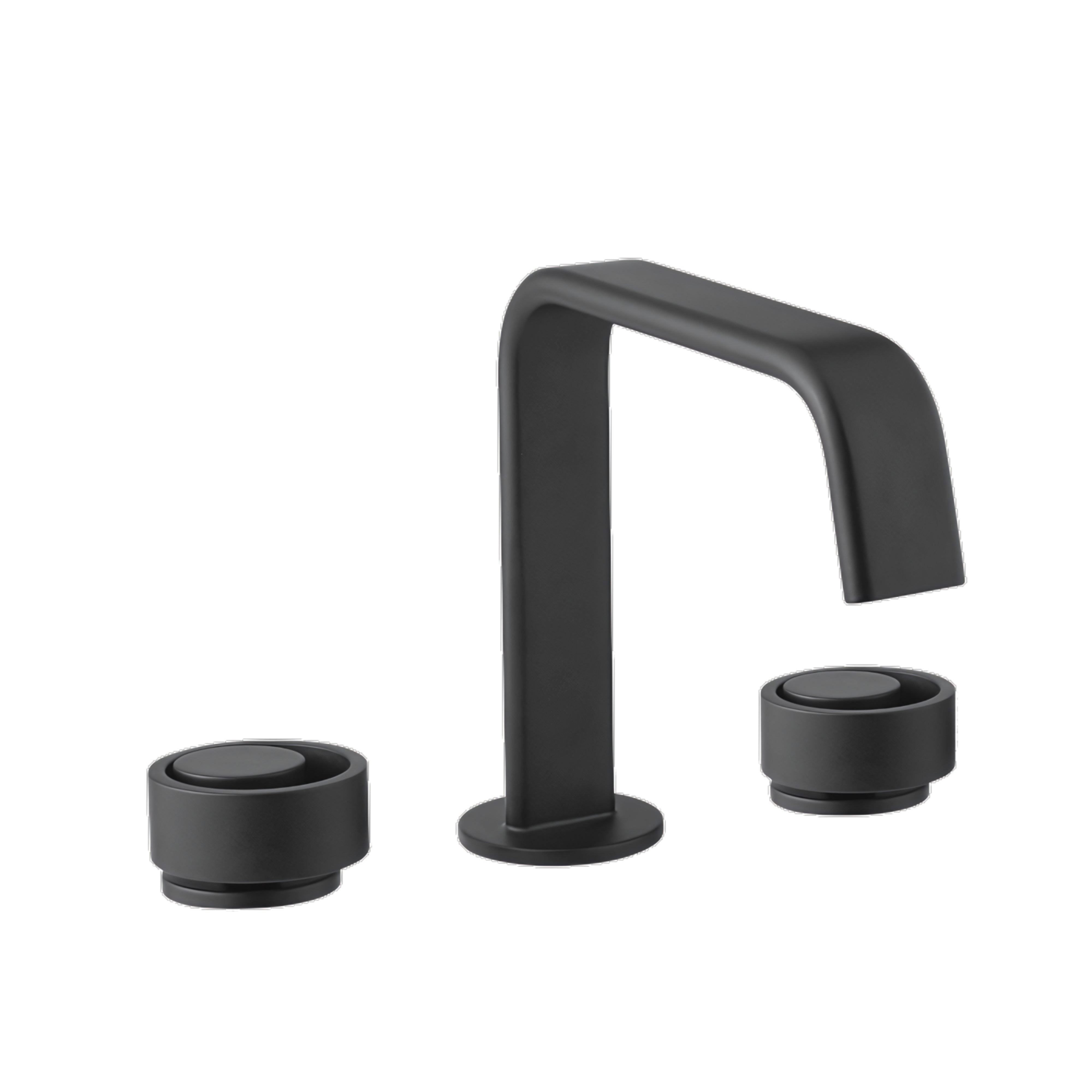 ARMANDO VICARIO PIAZZA THREE PIECE BASIN MIXER SET BLACK