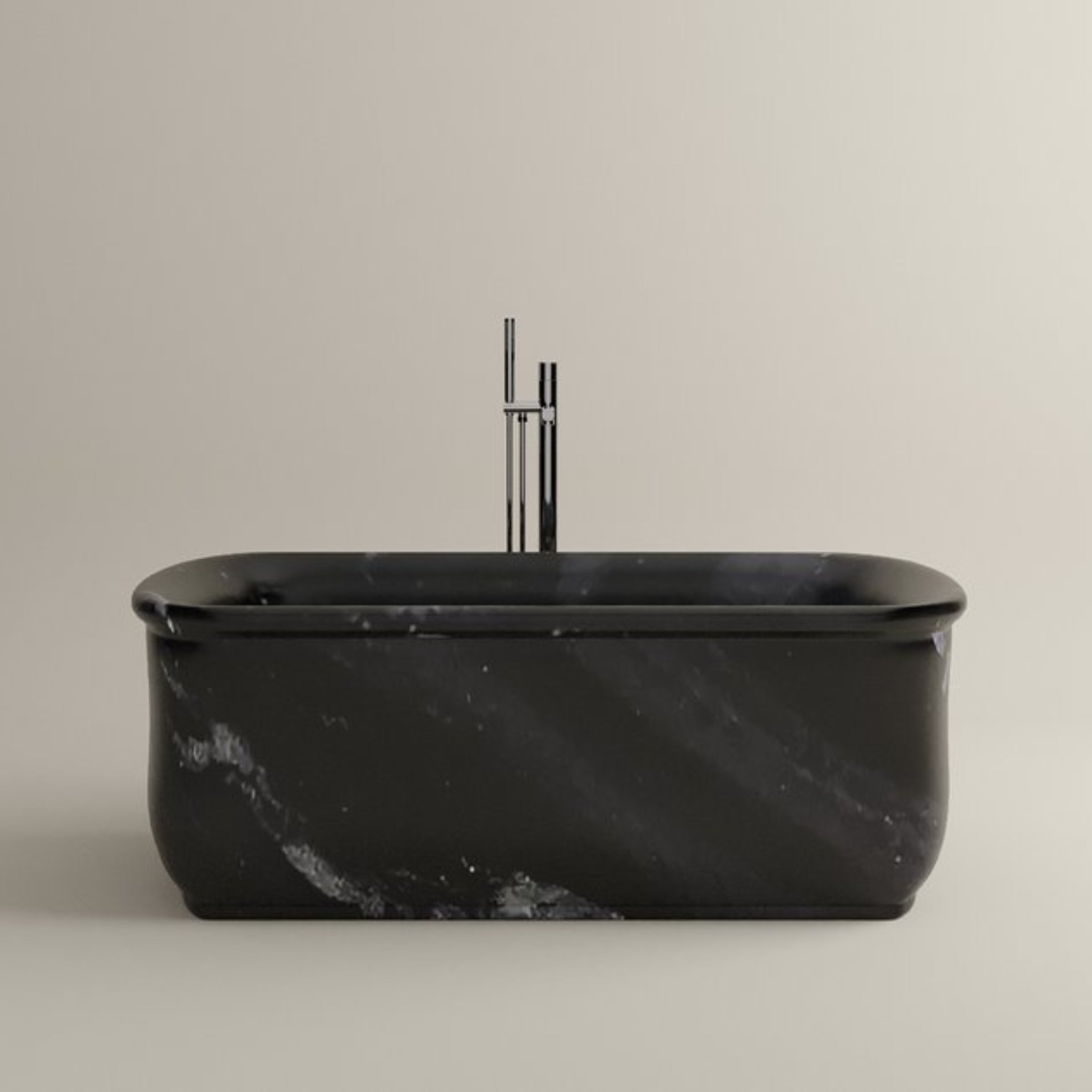 CARVUS AMBER MARBLE FREESTANDING BATHTUB RAJASTHAN BHAINSLANA BLACK (ALL SIZES)