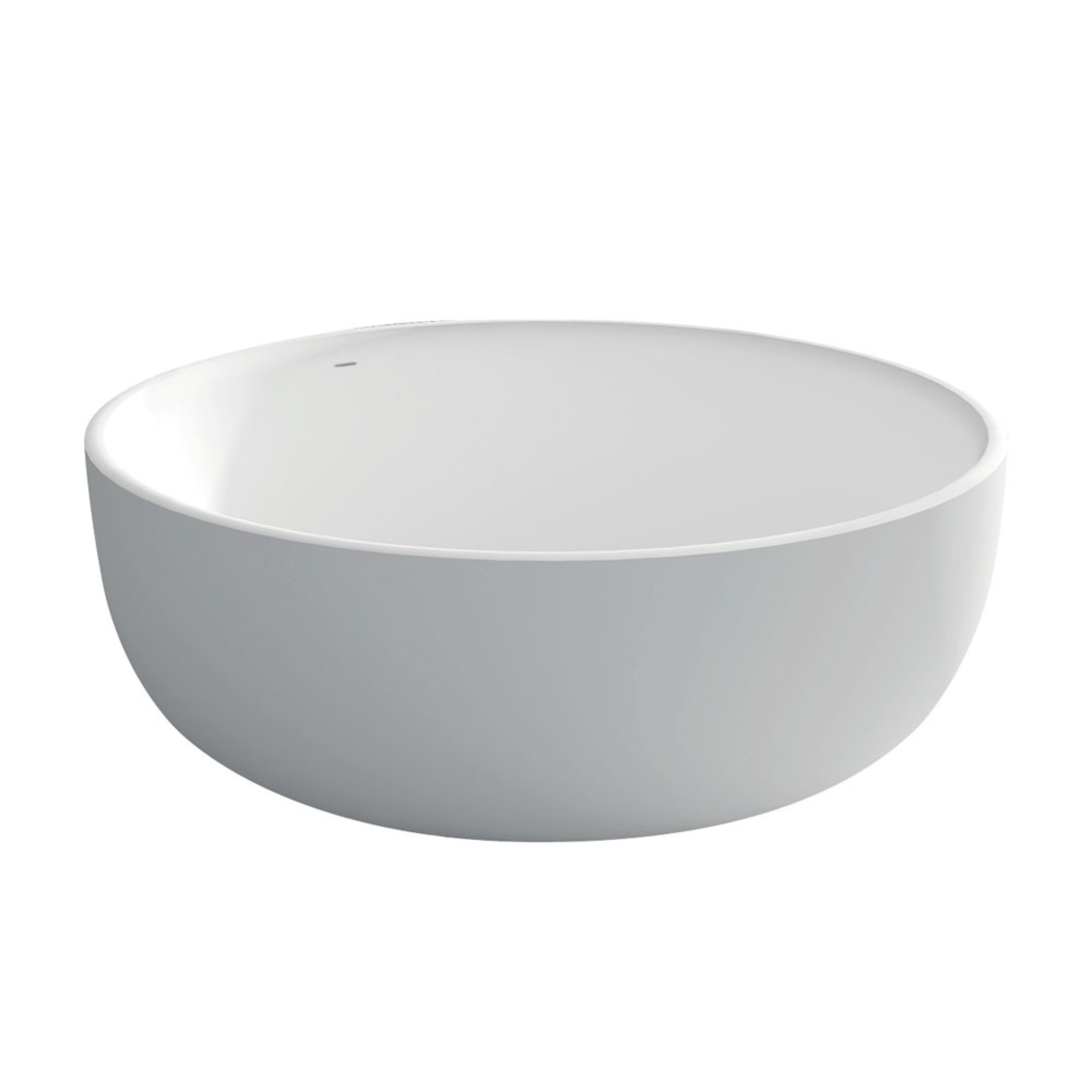 FIENZA SHINTO SOLID SURFACE FREESTANDING BATHTUB MATTE WHITE 1350MM