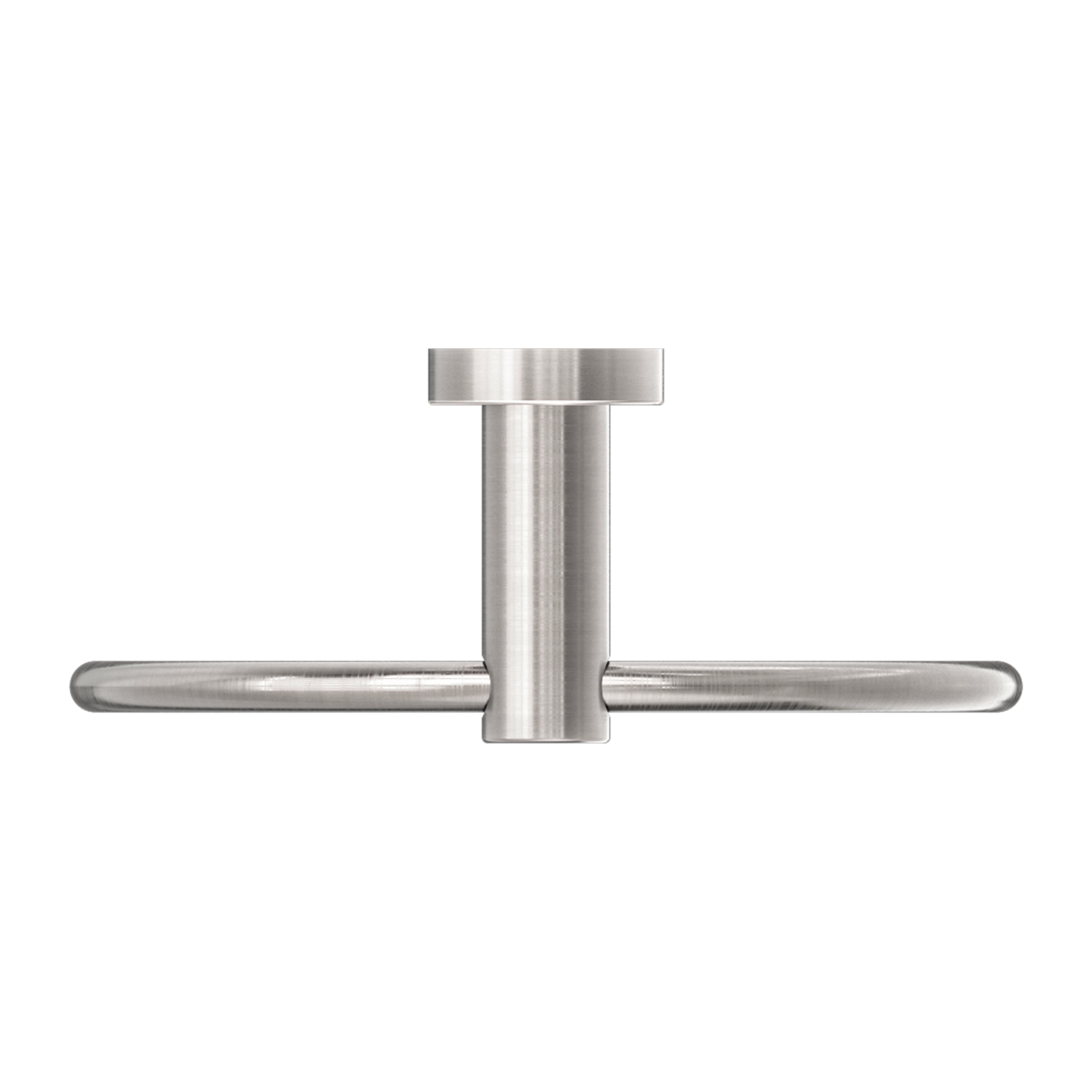 NERO CLASSIC HAND TOWEL RING BRUSHED NICKEL