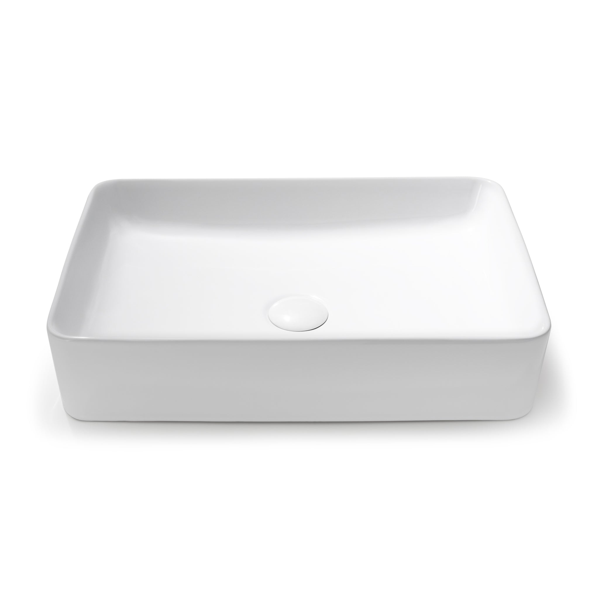 SEIMA PLATI 500 ABOVE COUNTER BASIN GLOSS WHITE 510MM