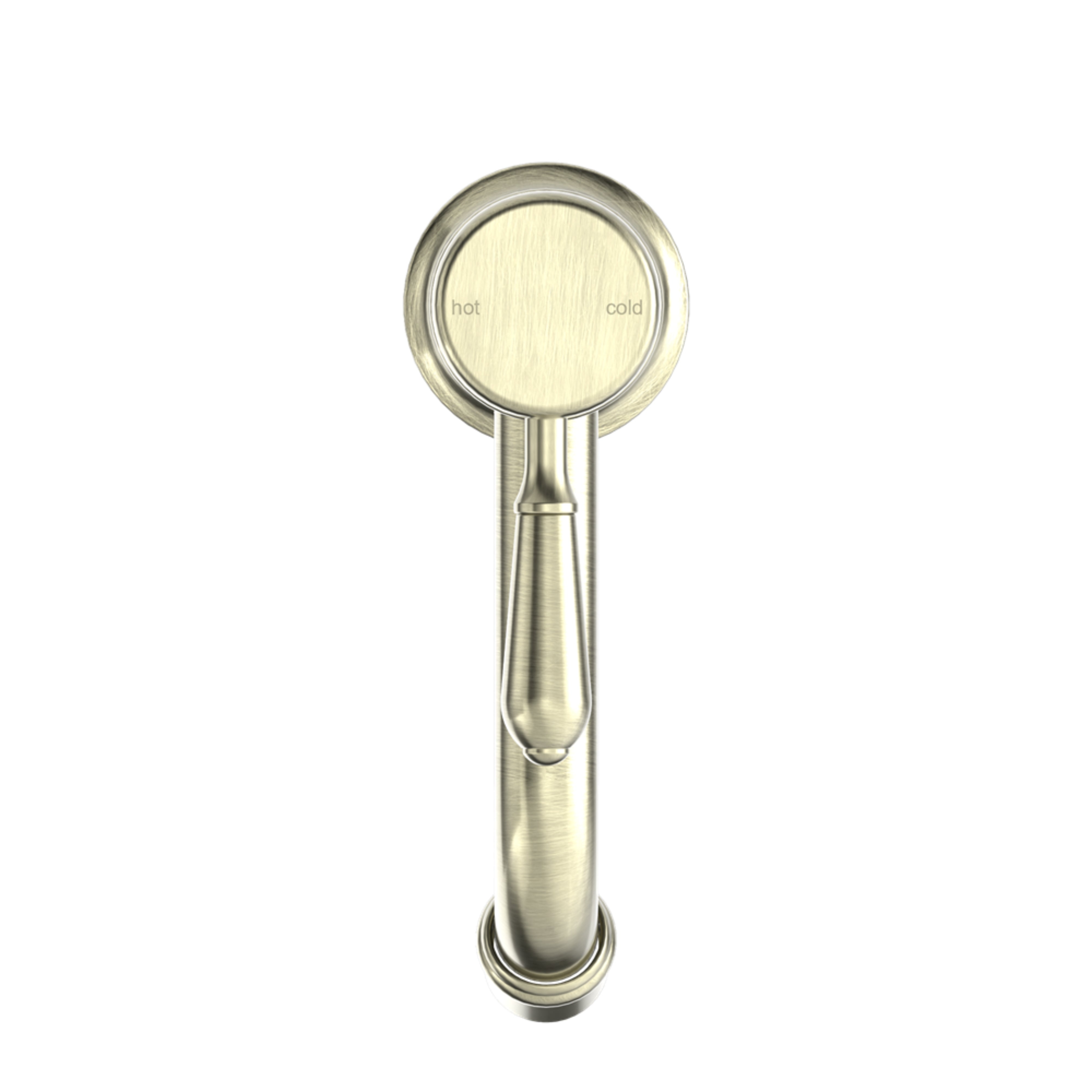 NERO YORK BASIN MIXER WITH METAL LEVER 170MM AGED BRASS