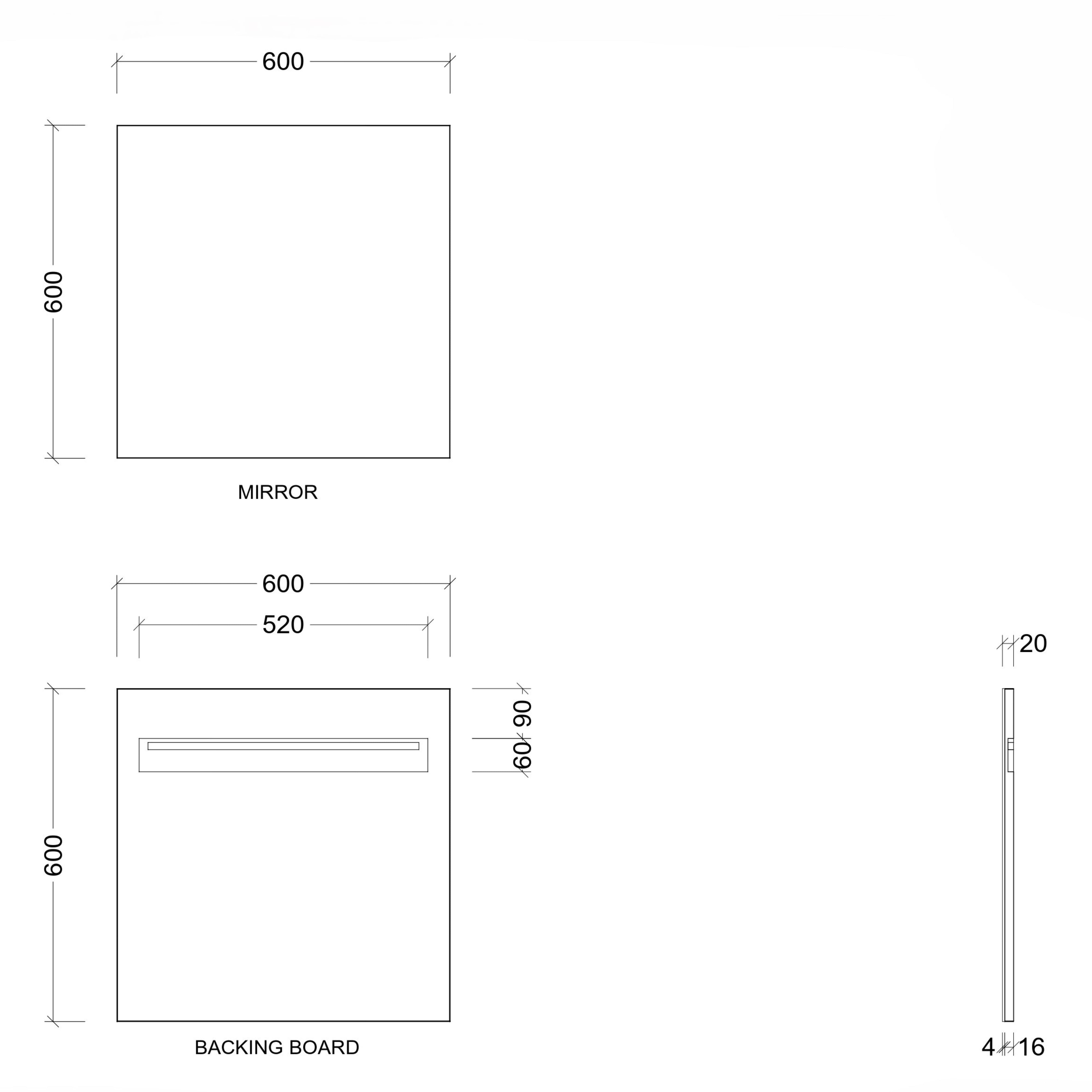 TIMBERLINE CALIFORNIA CUSTOM MIRROR (ALL SIZING)