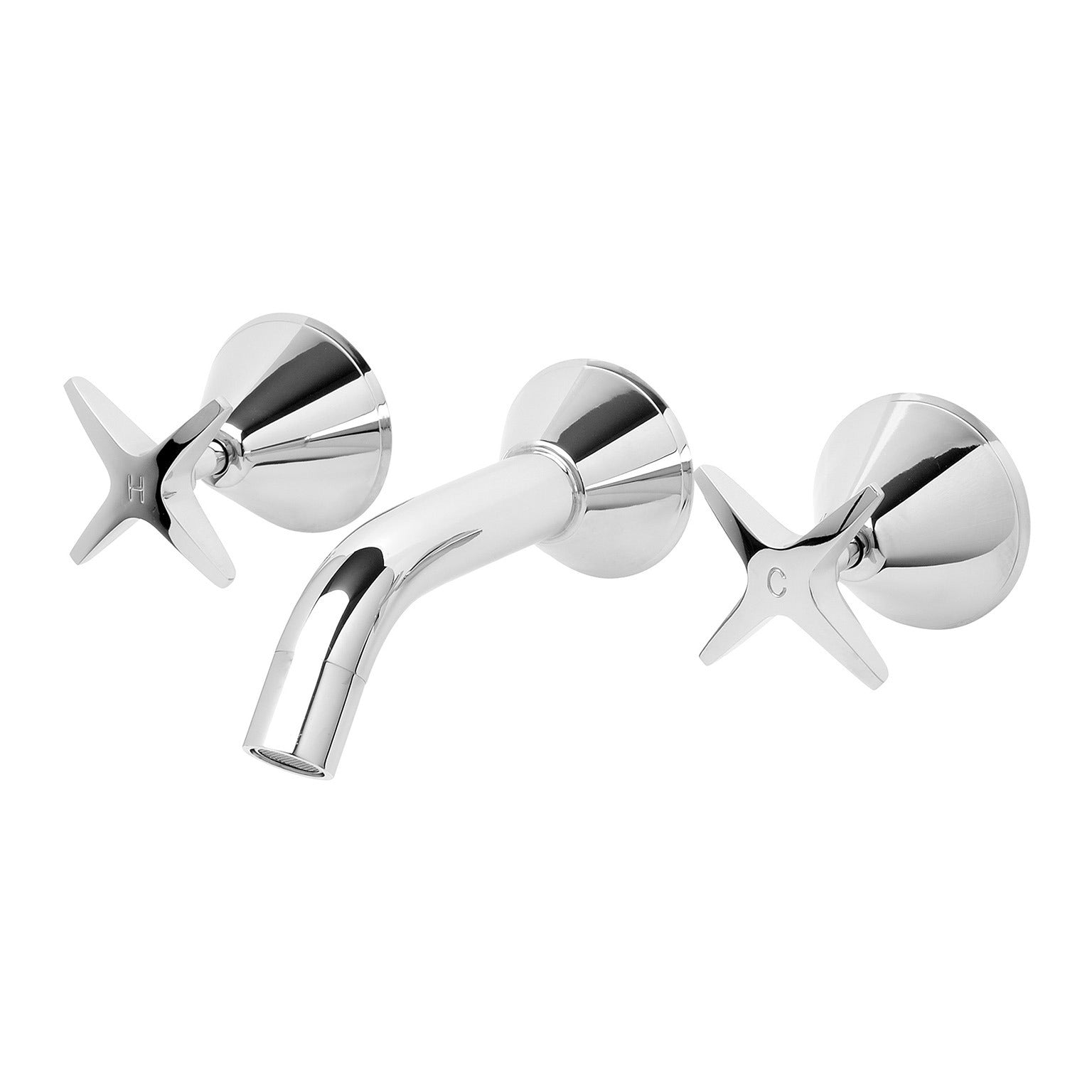 PHOENIX IVY THREE-PIECE BATH SET 145MM CHROME