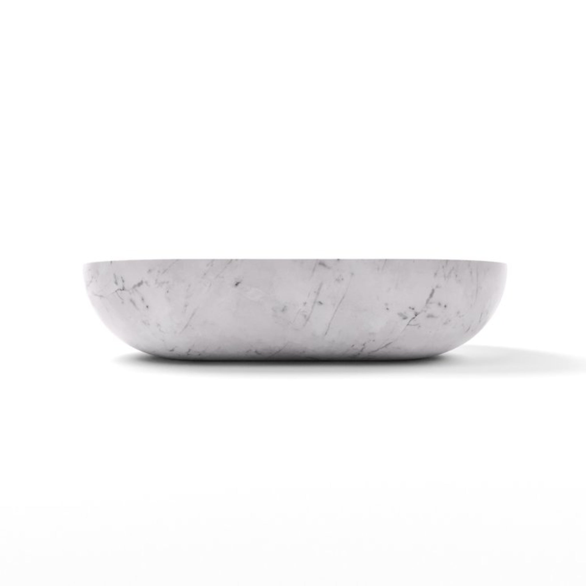 CARVUS VAYU OVAL ABOVE COUNTER MARBLE BASIN ANDHI WHITE 482MM