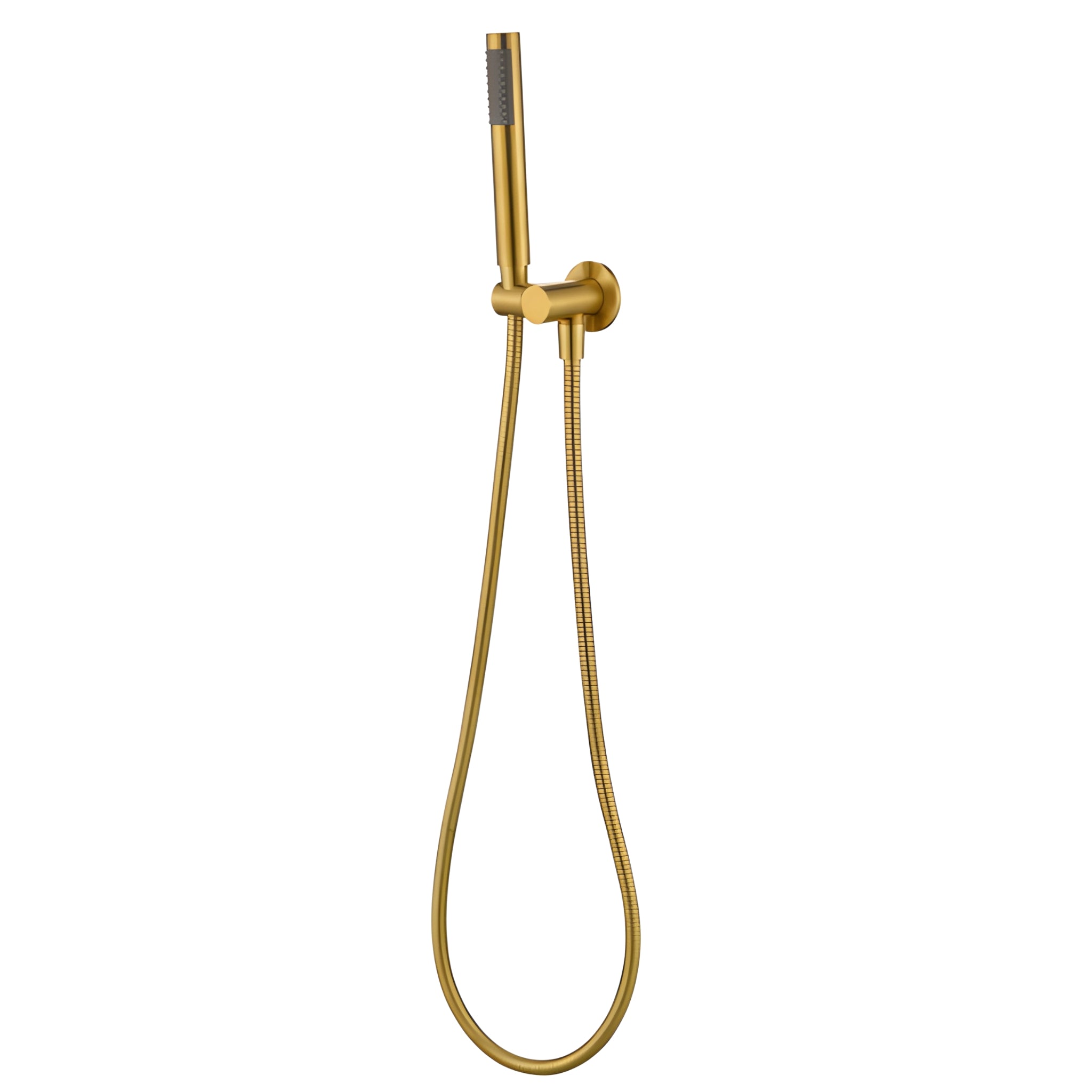 MODERN NATIONAL STAR MINI HAND SHOWER ON BRACKET 265MM POLISHED BRASS