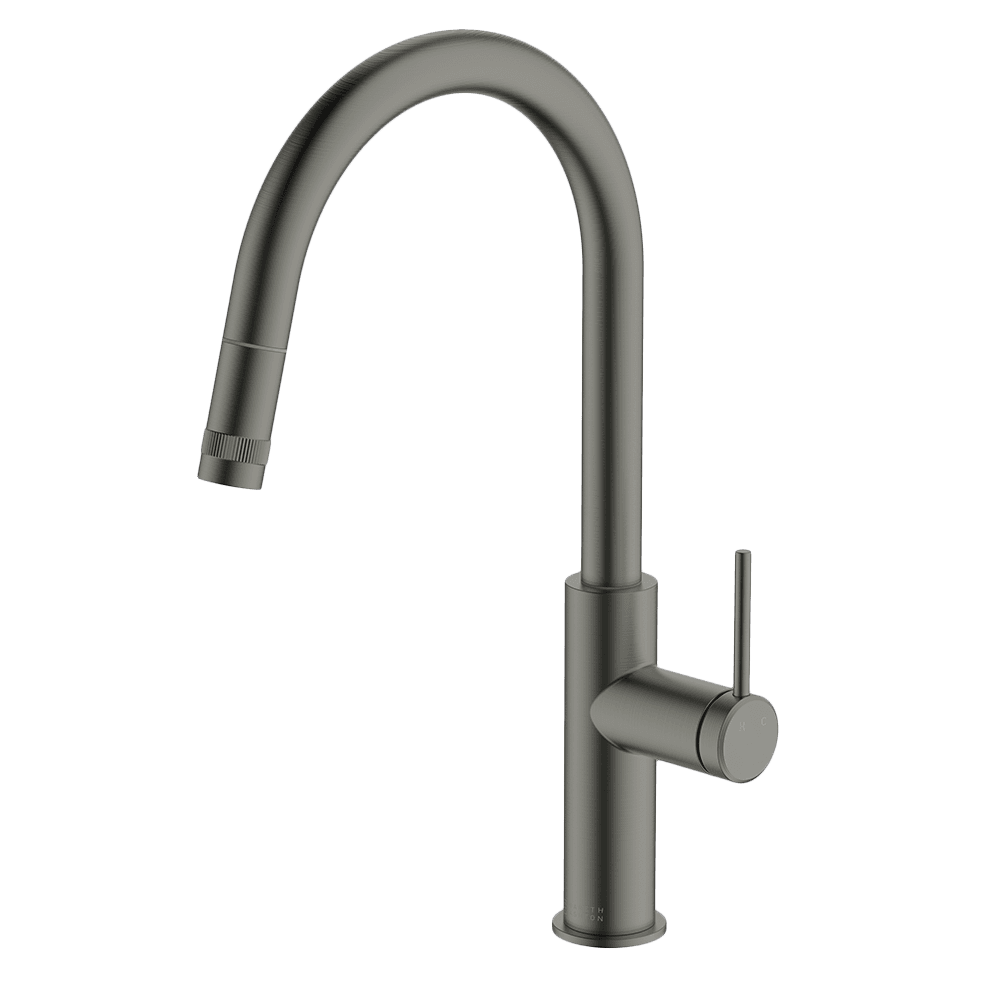 GARETH ASHTON POCO PULL-OUT SINK MIXER GUN METAL