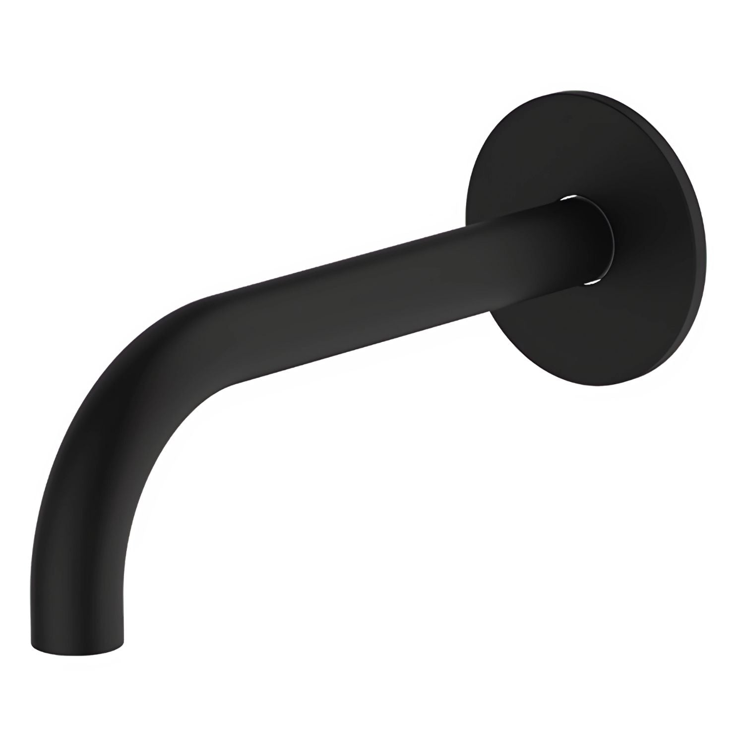 GARETH ASHTON POCO CURVED BASIN / BATH SPOUT BLACK (AVAILABLE IN 165MM AND 220MM)