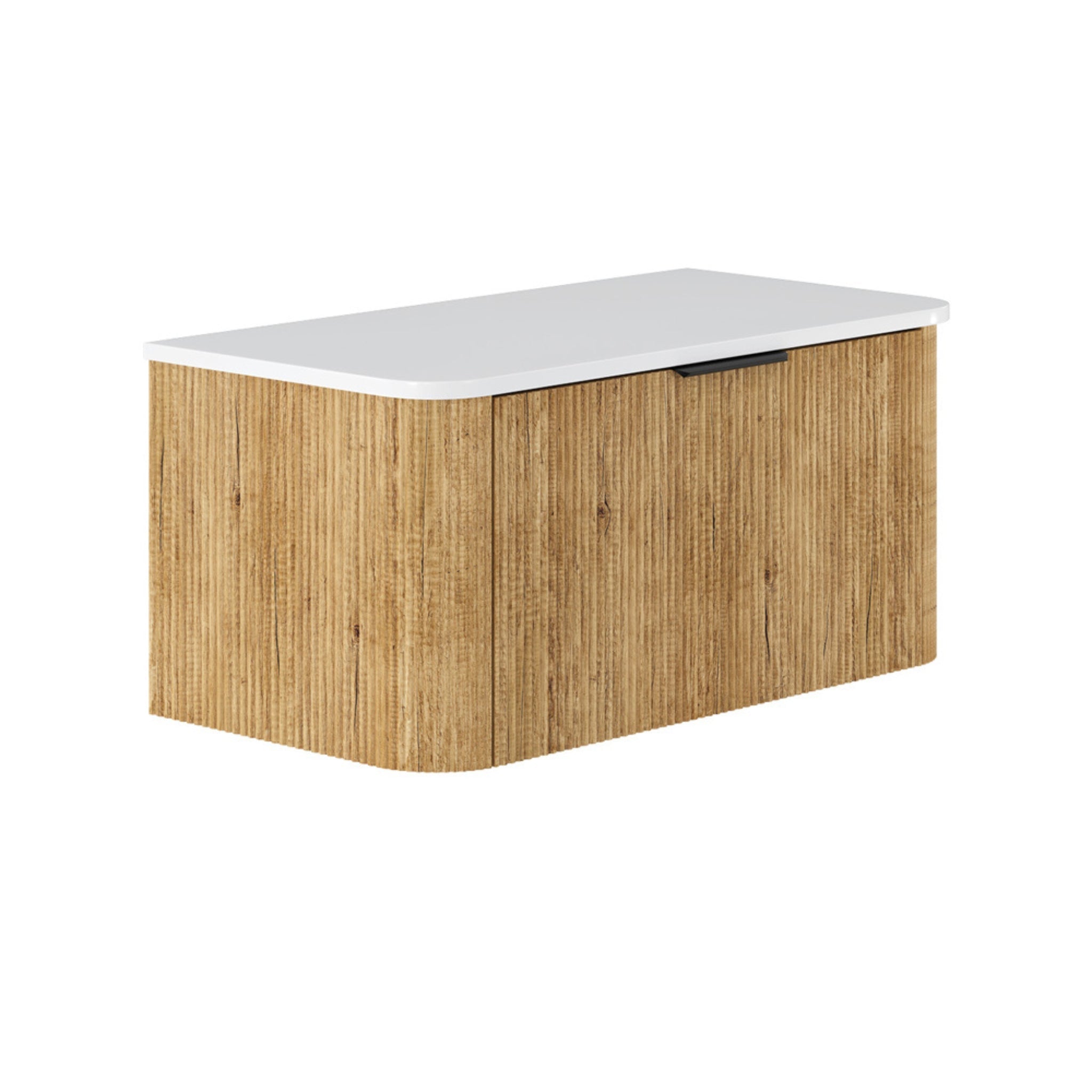 FIENZA MINKA SCANDI OAK 900MM SINGLE BOWL WALL HUNG VANITY