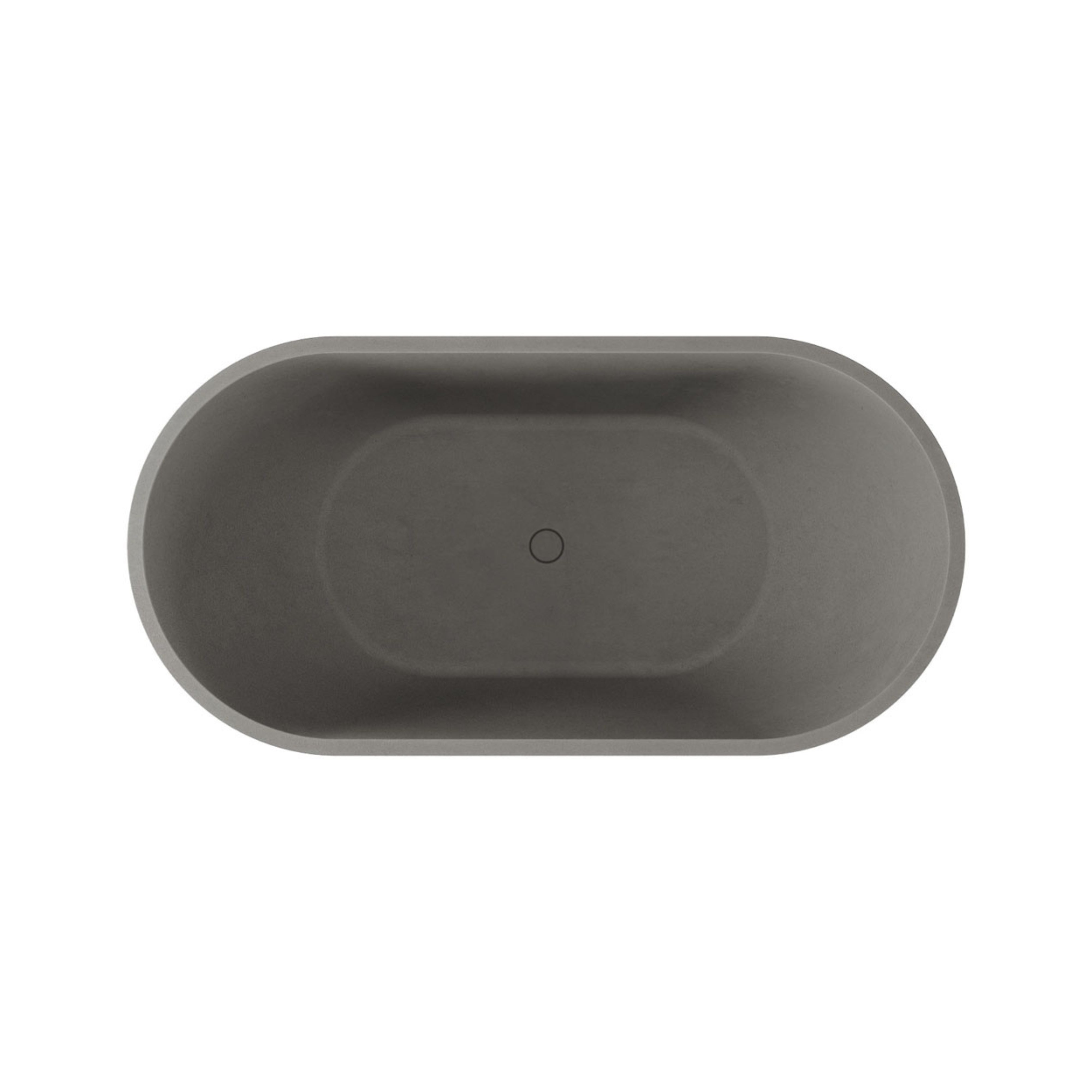 FIENZA JADA CONCRETE FREESTANDING BATHTUB WARM GREY 1500MM