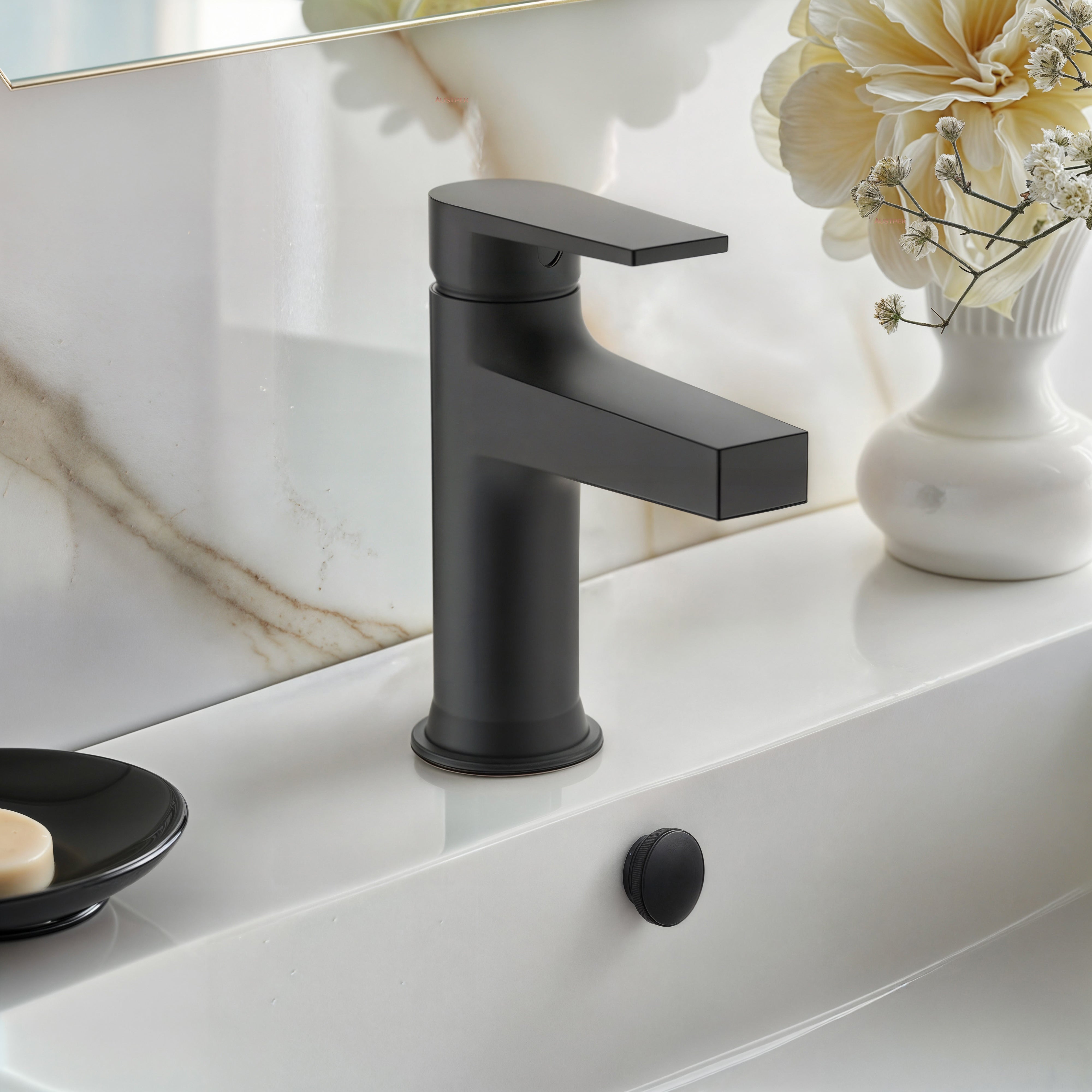 KOHLER TAUT BASIN MIXER MATTE BLACK