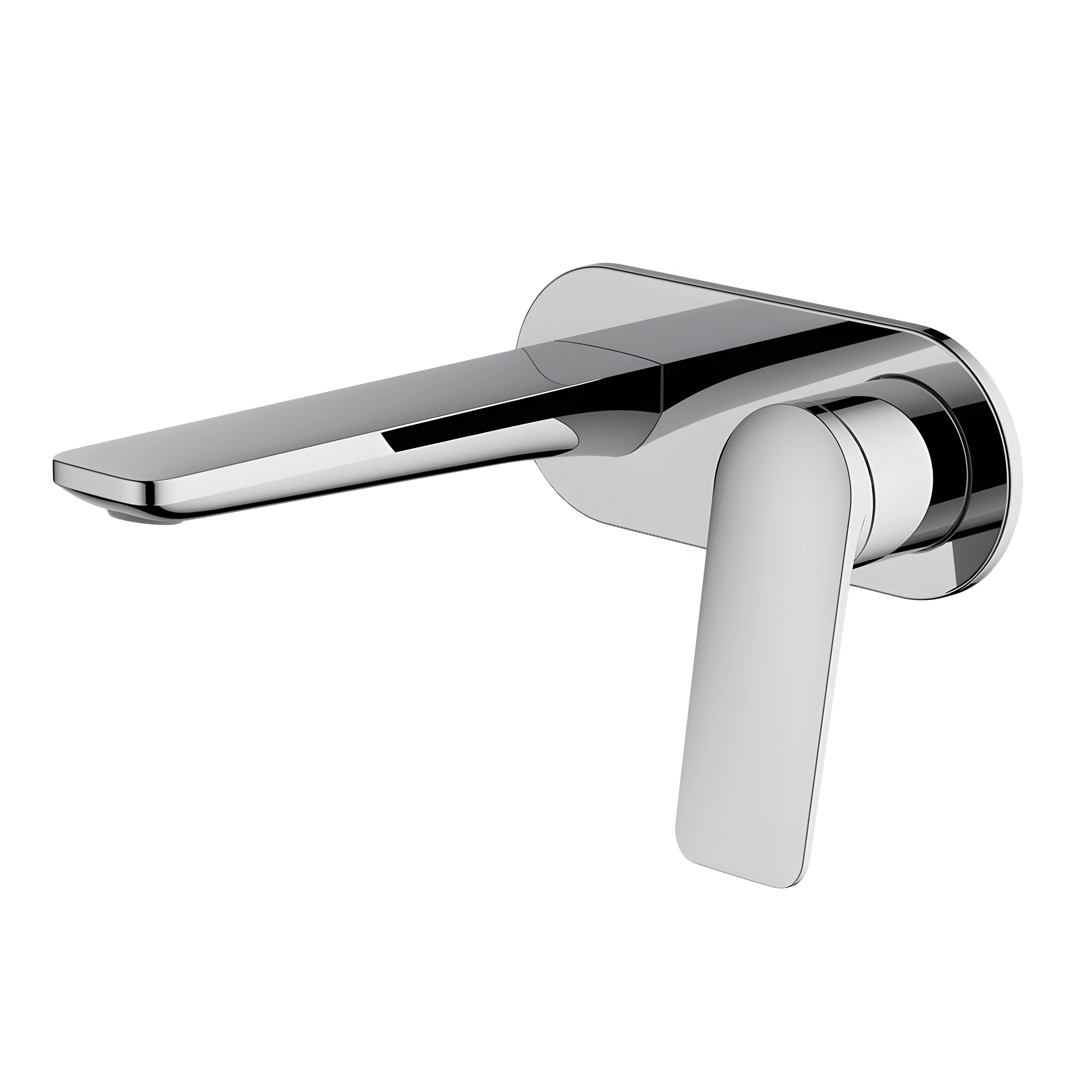 GARETH ASHTON VELA WALL BASIN / BATH MIXER SET CHROME (AVAILABLE IN 165MM AND 220MM)