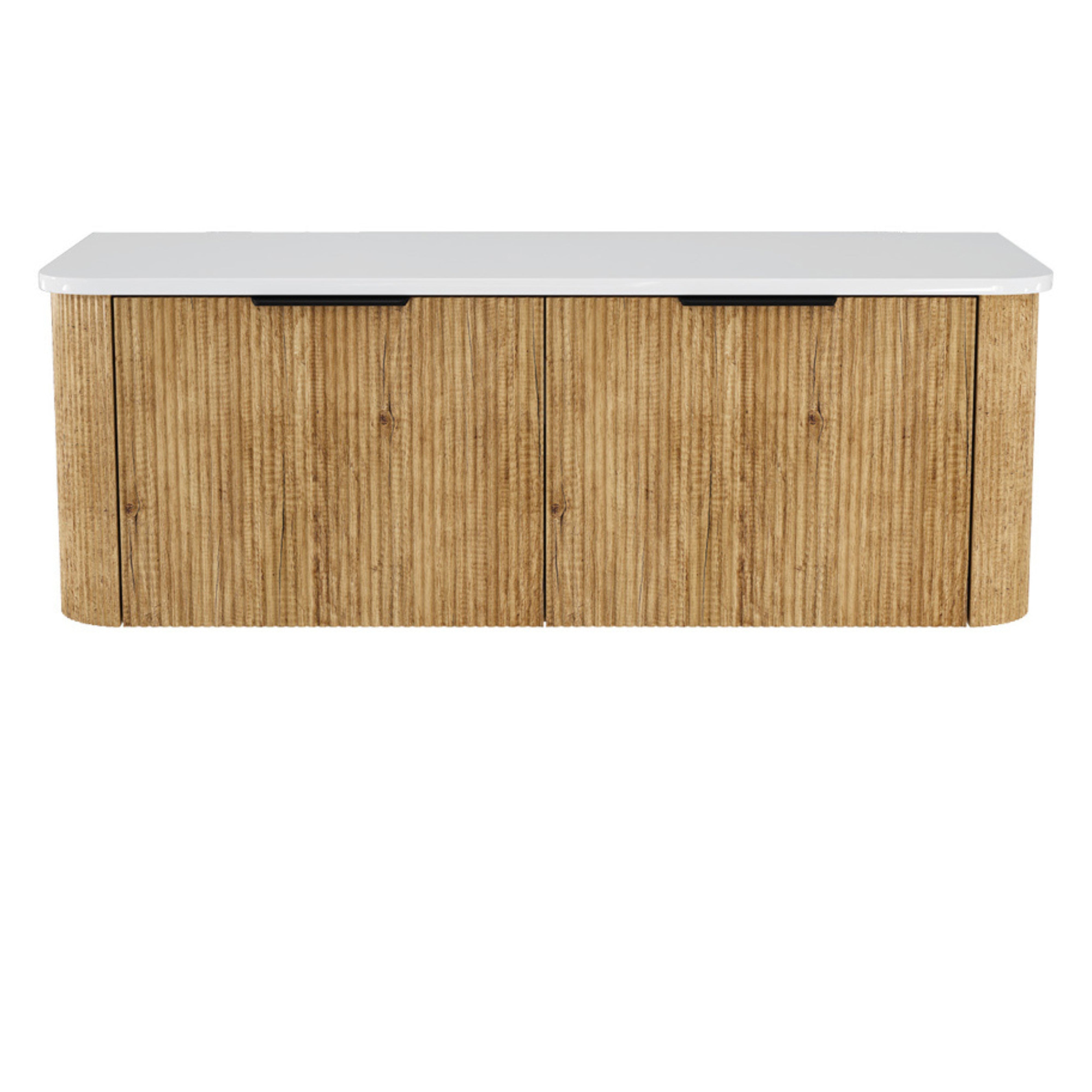 FIENZA MINKA SCANDI OAK 1200MM SINGLE BOWL WALL HUNG VANITY