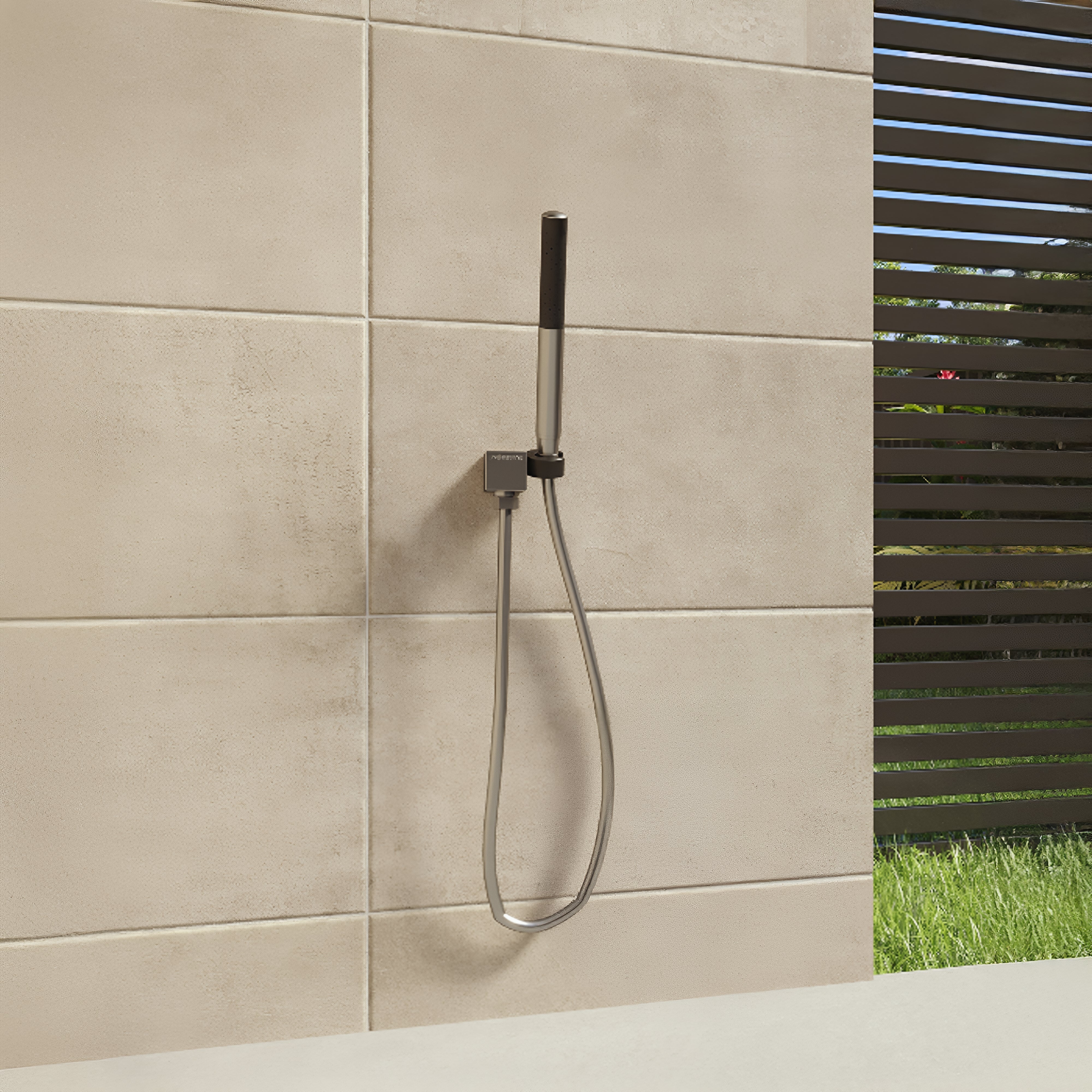 RAINWARE CASTAWAY WALL MOUNTED OUTDOOR HANDHELD SHOWER STAINLESS STEEL