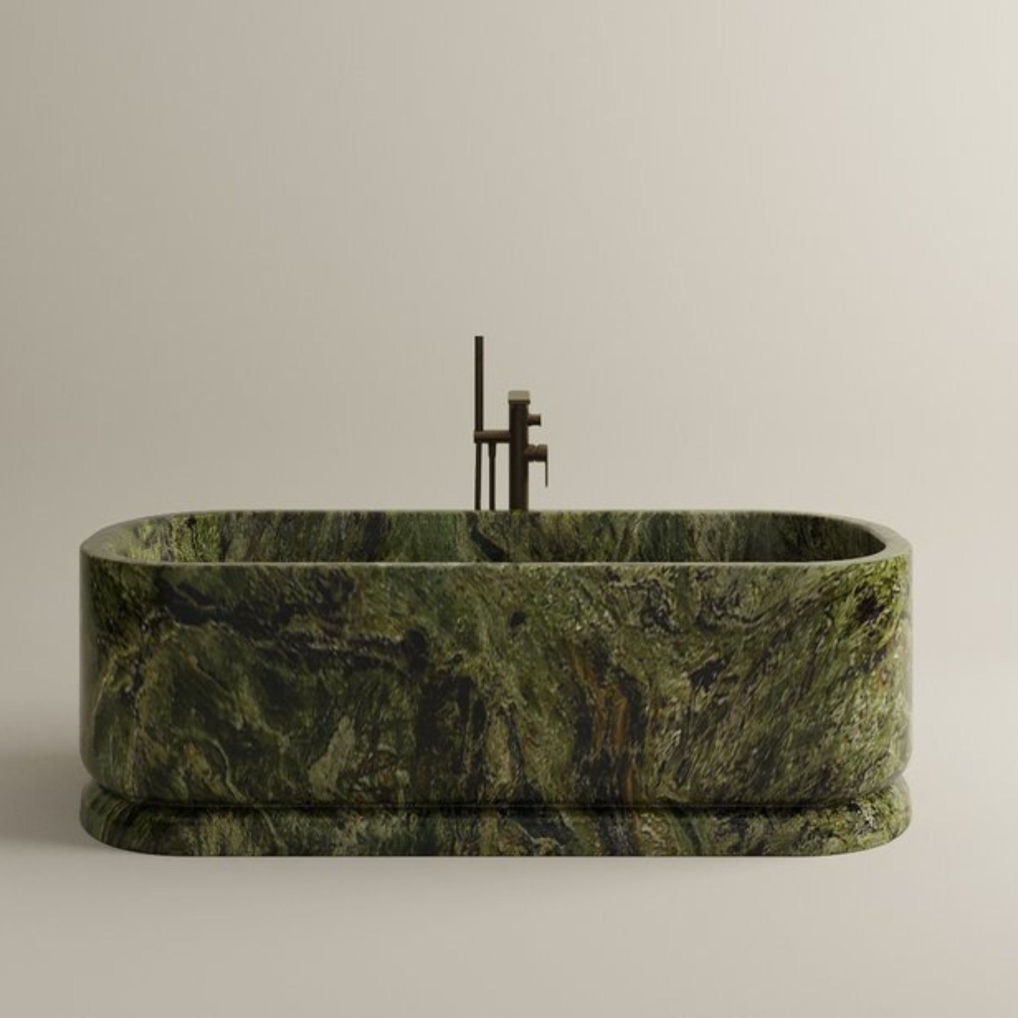 CARVUS HIRA MARBLE FREESTANDING BATHTUB RAINFOREST GREEN (ALL SIZES)