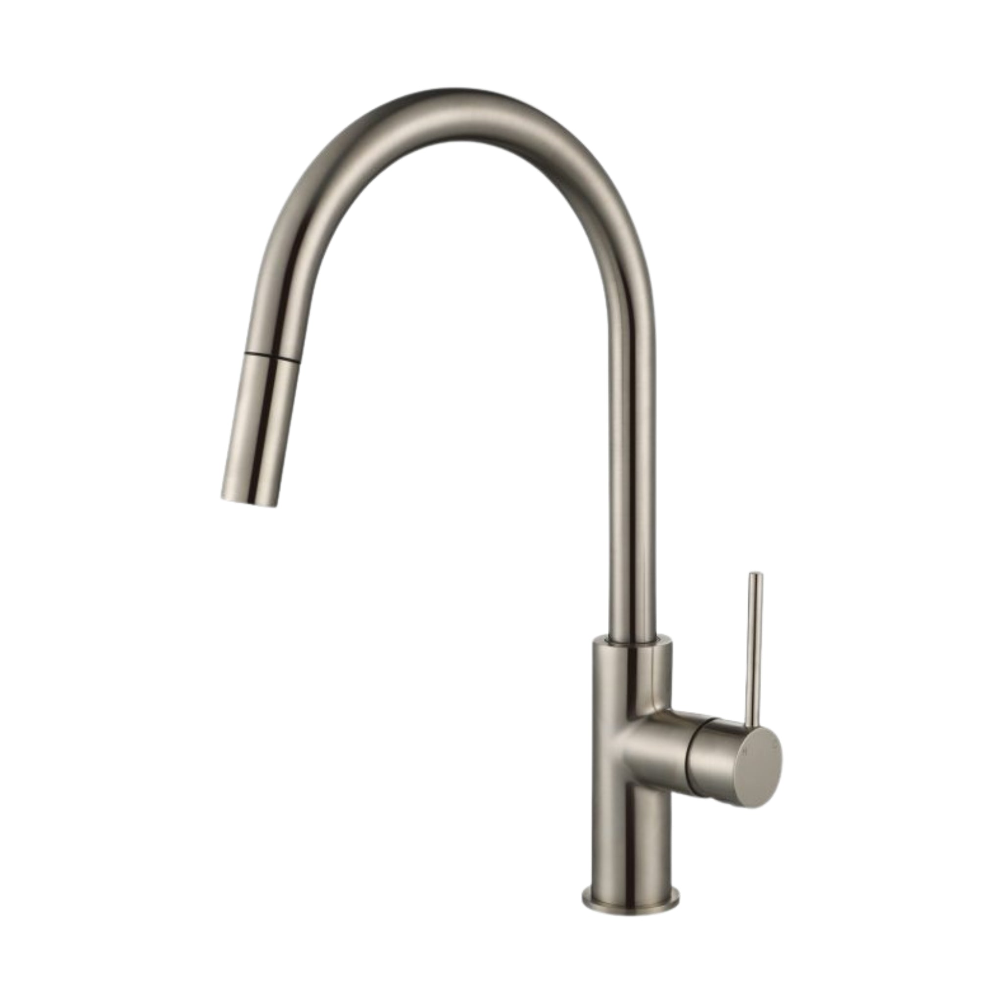 MODERN NATIONAL STAR MINI PULL OUT KITCHEN MIXER 393MM BRUSHED NICKEL