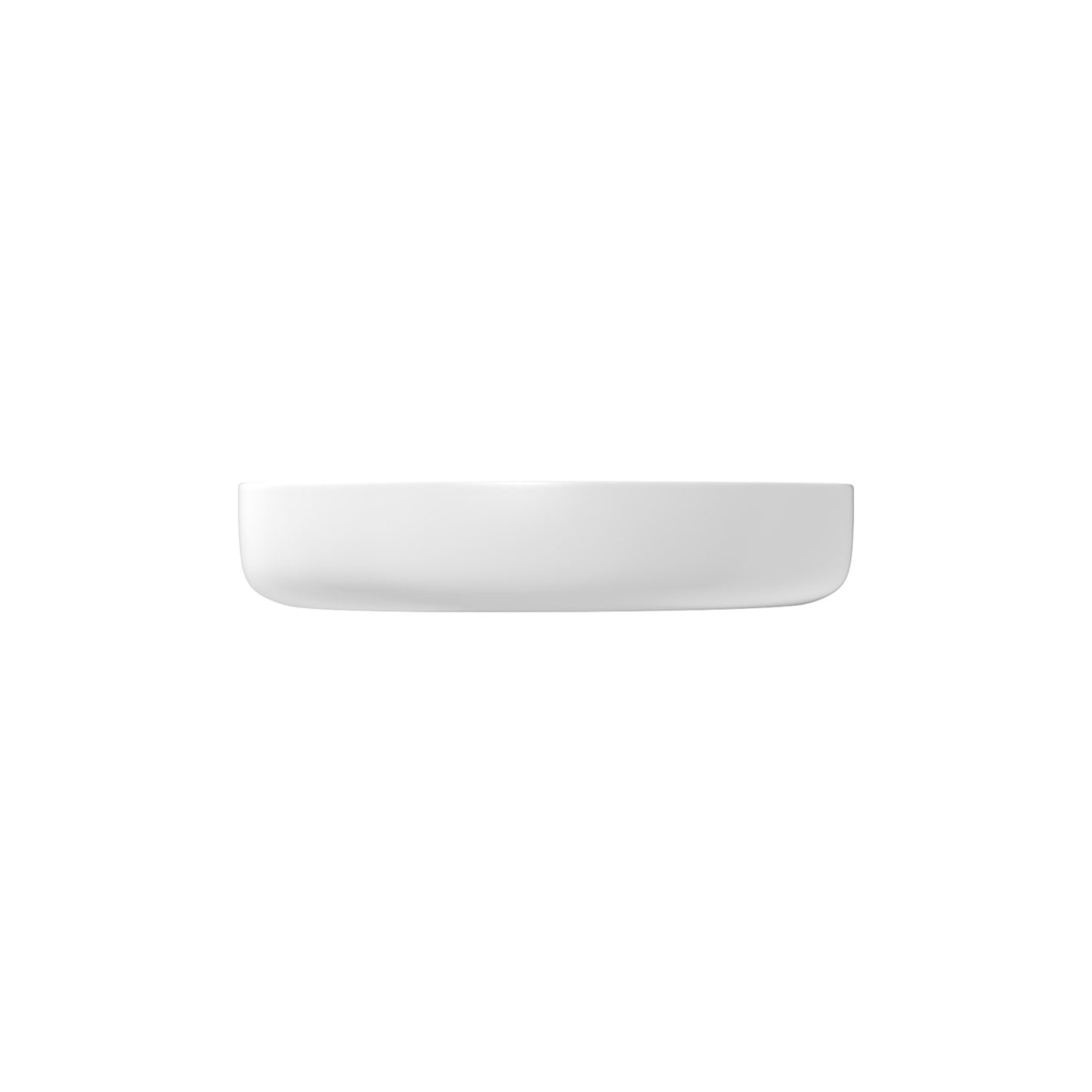 FIENZA PEBBLE ABOVE COUNTER BASIN MATTE WHITE 500MM