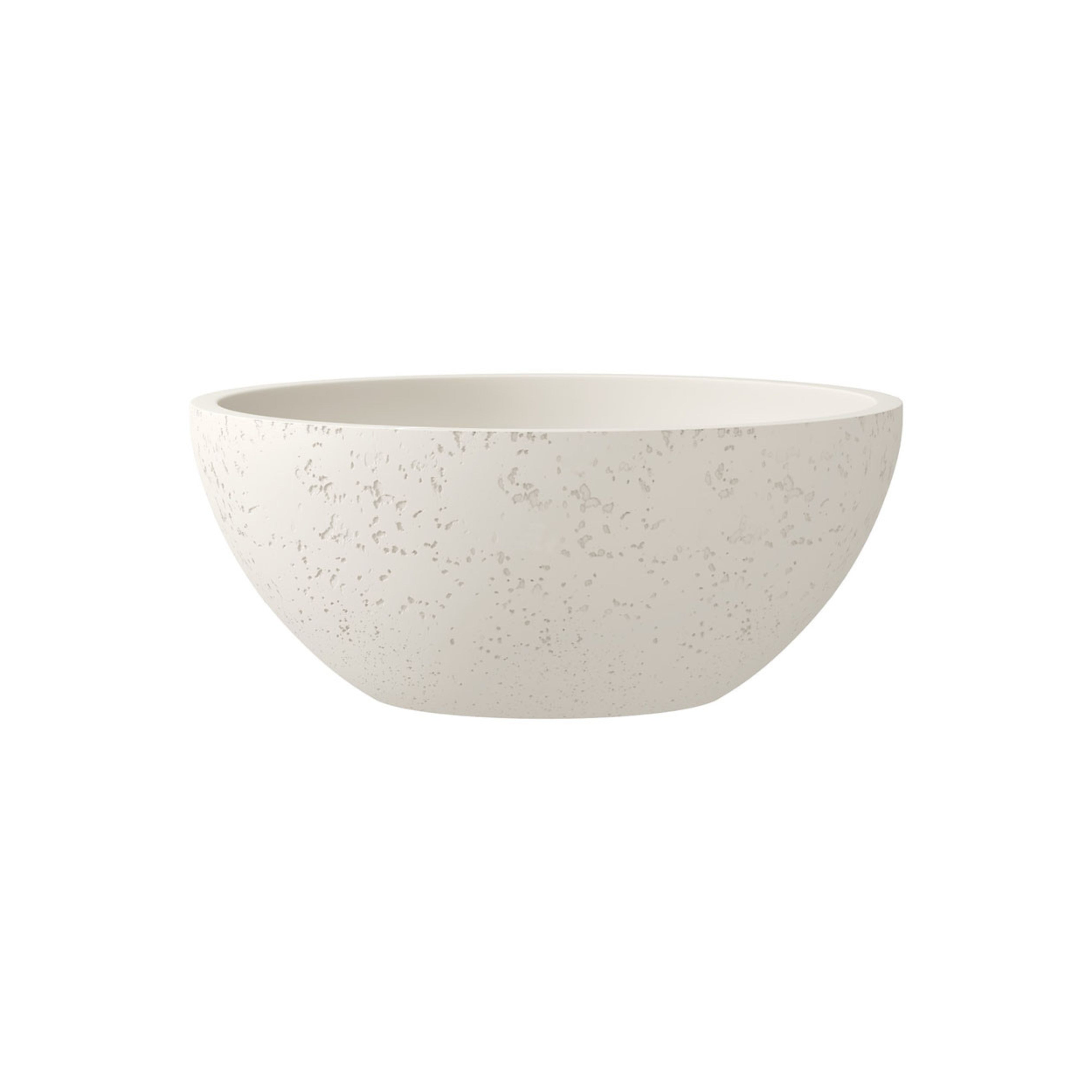 FIENZA ALBA CONCRETE ABOVE COUNTER BASIN WARM WHITE 362MM