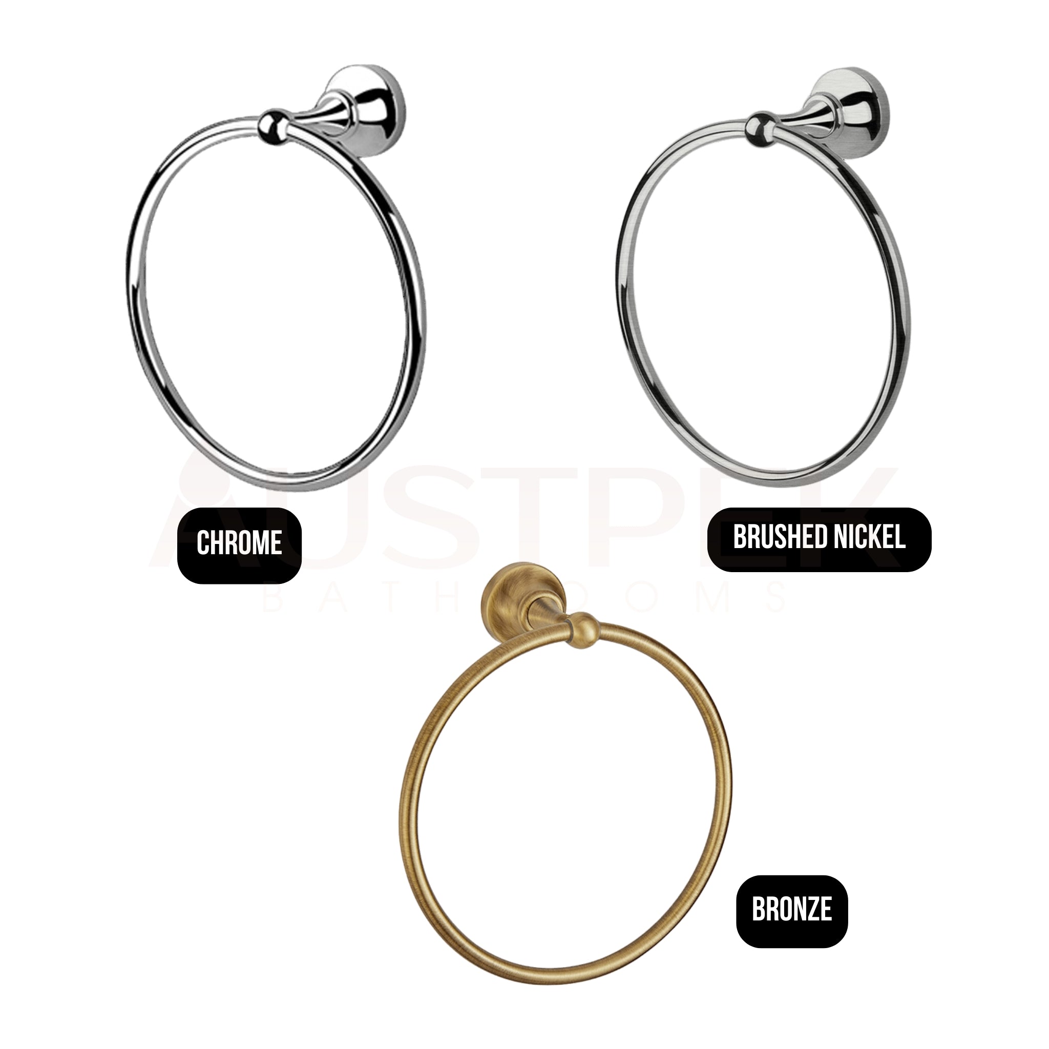 ARMANDO VICARIO PROVINCIAL TOWEL RING CHROME