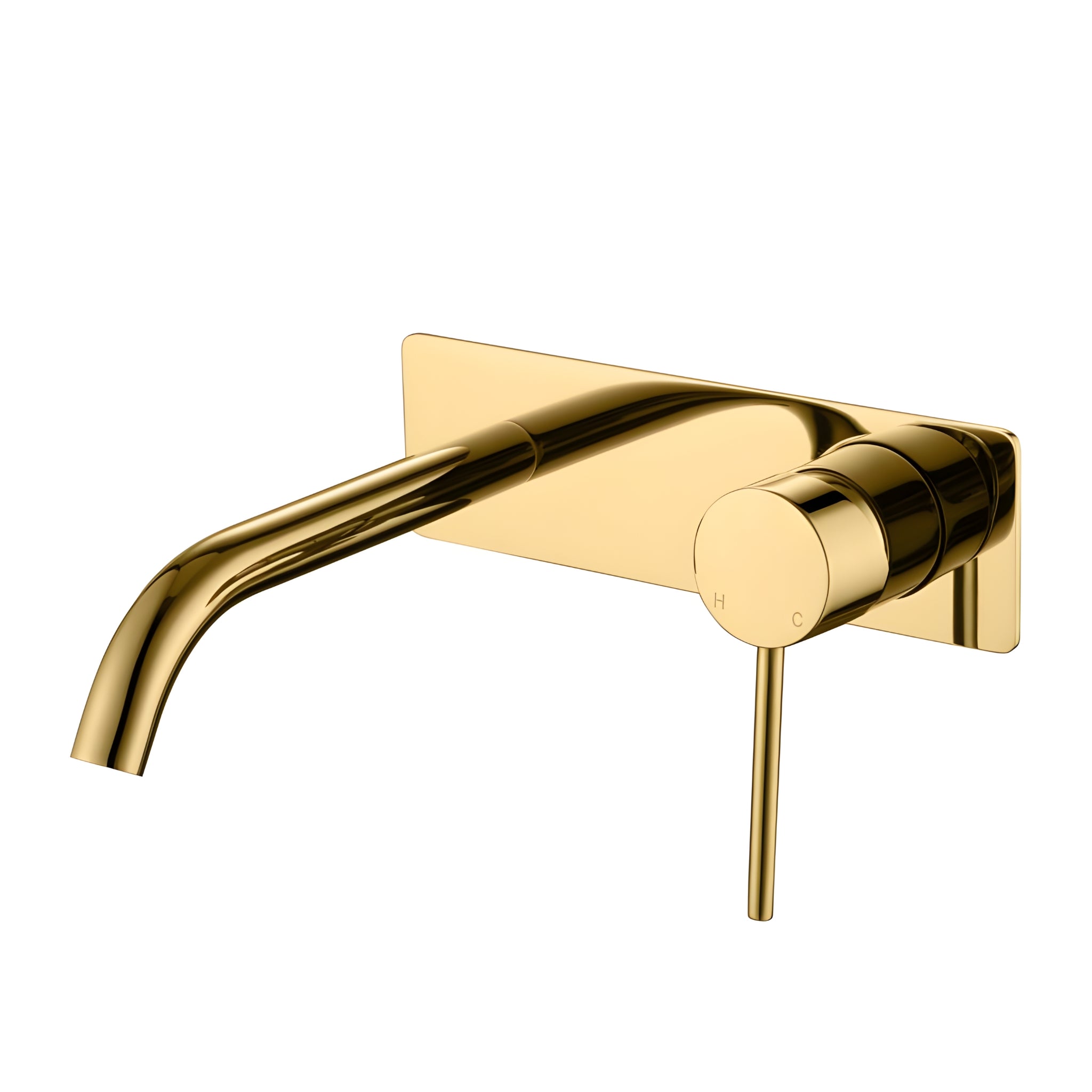 MODERN NATIONAL STAR MINI WALL COMBINATION 200MM POLISHED BRASS