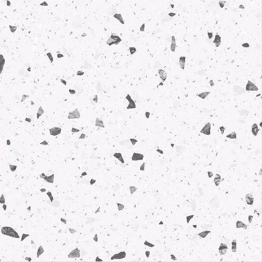 ARROW CLASSIC TERRAZZO WHITE MATTE TILE SAMPLE (1PC) | Austpek Bathrooms