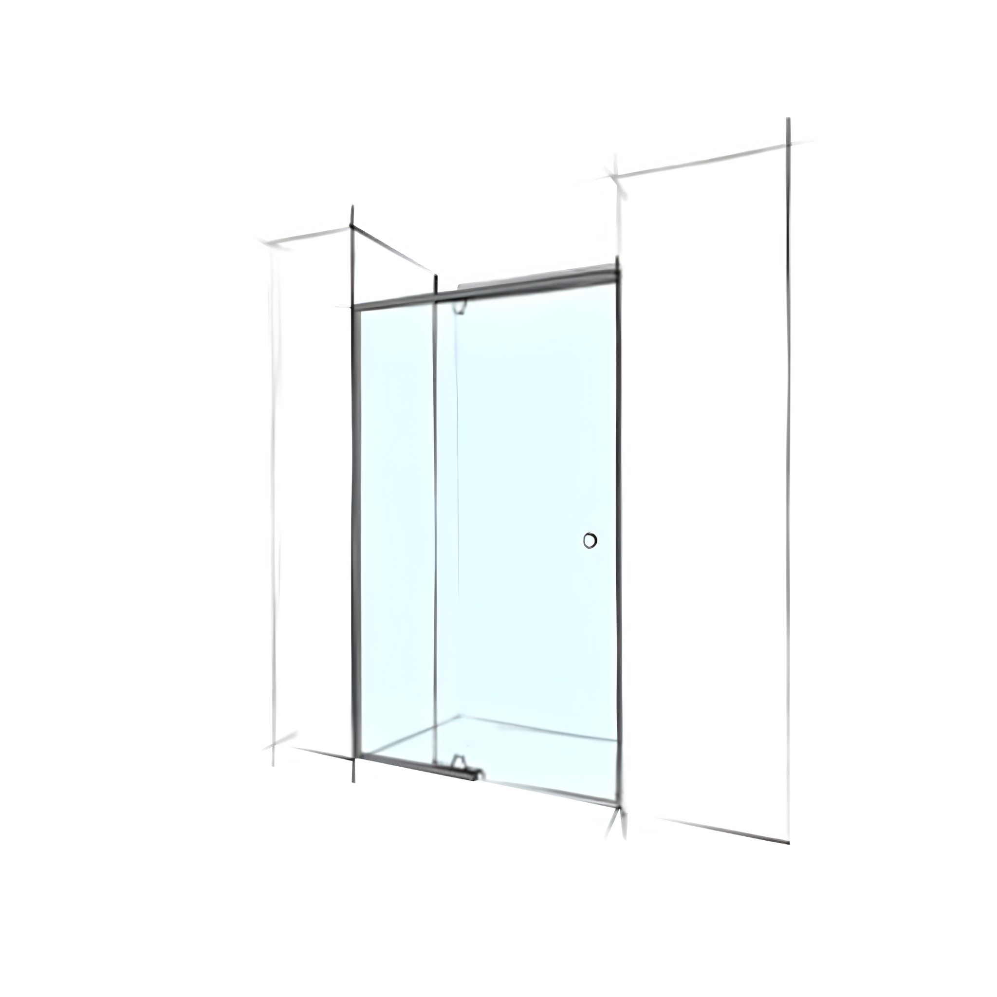 VEROTTI AGED CARE CUSTOM WALL TO WALL SEMI-FRAMELESS SHOWER SCREEN