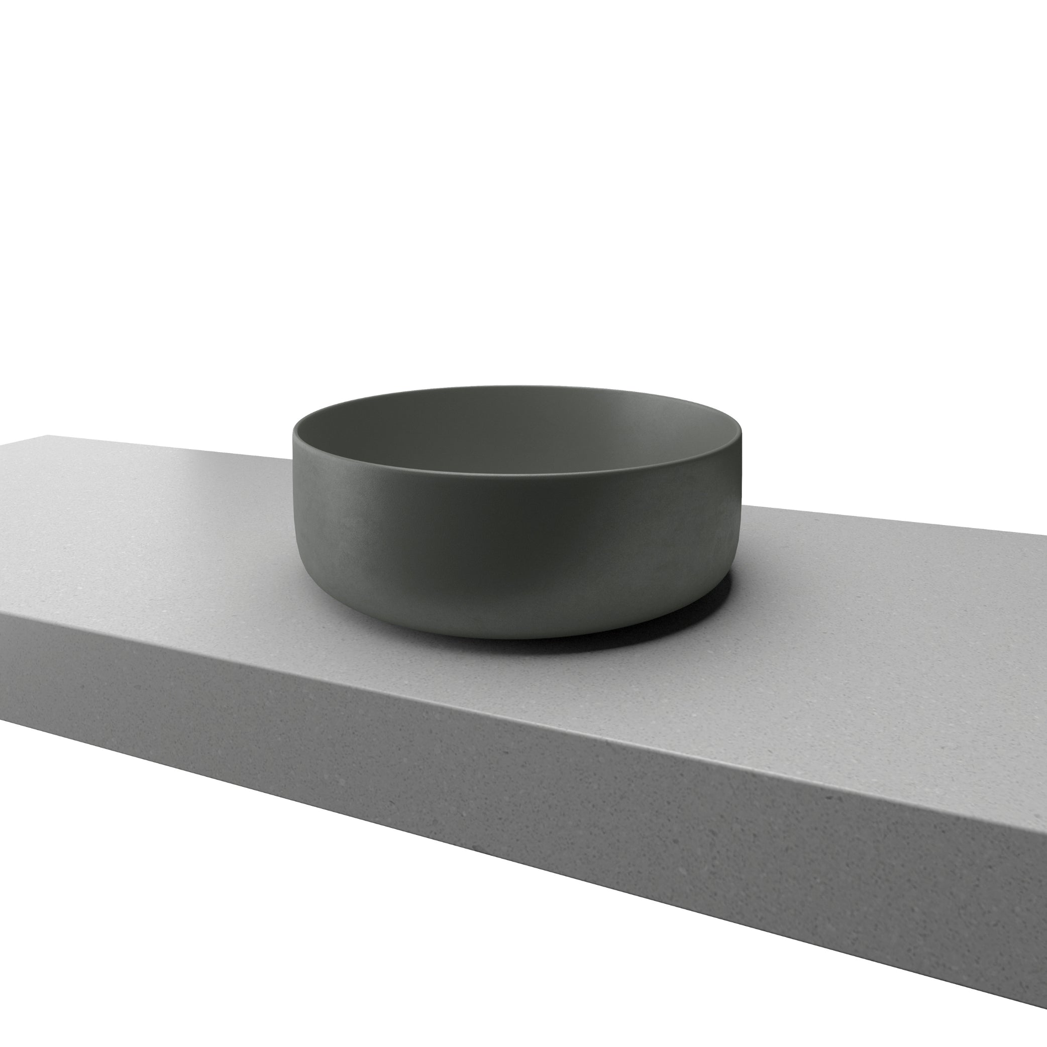 TIMBERLINE ALLURE ABOVE COUNTER BASIN ANTHRACITE 360MM