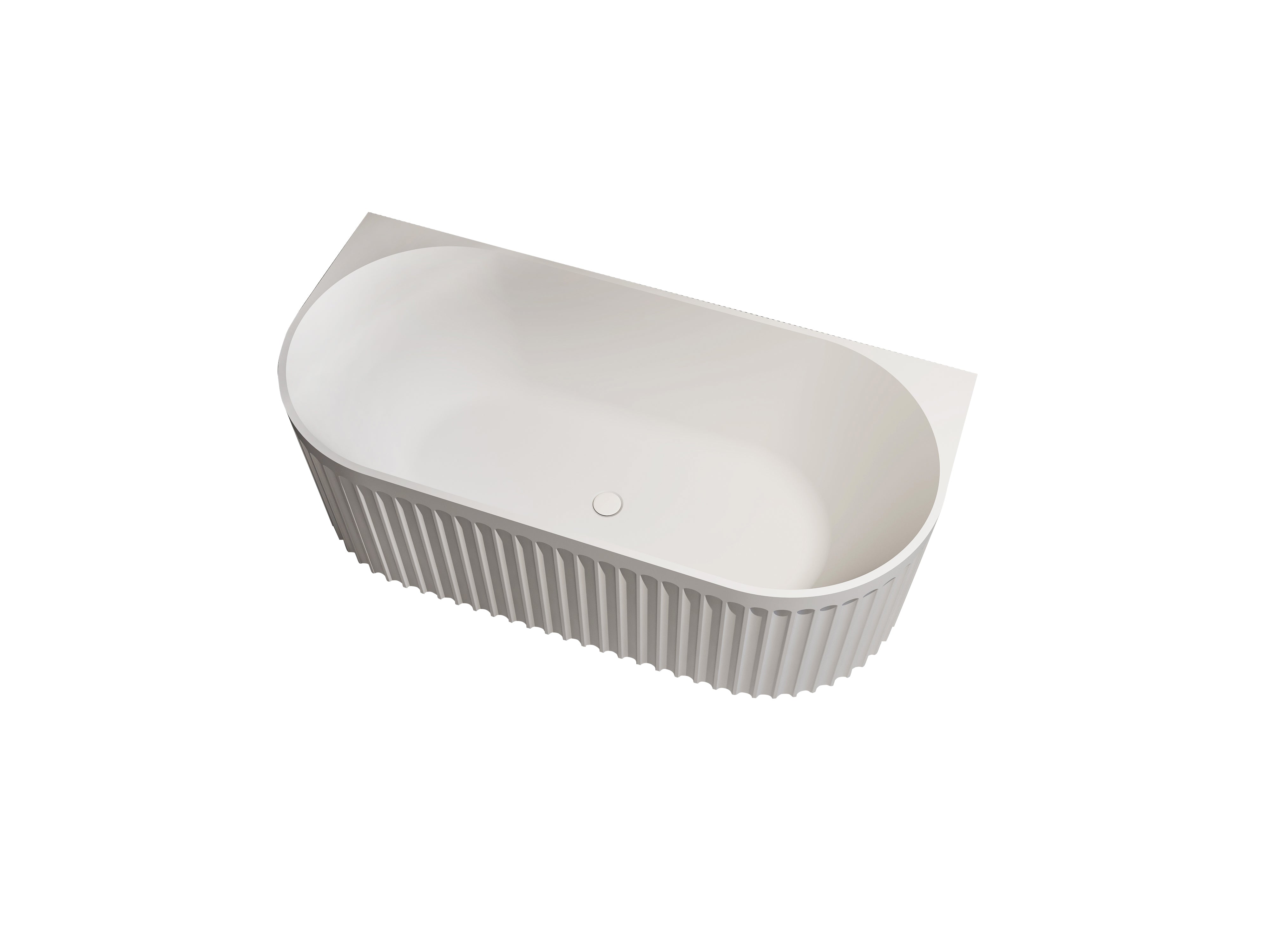 INFINITY ARTEMIS BACK-TO-WALL BATHTUB MATTE WHITE (AVAILABLE IN 1500MM AND 1700MM)