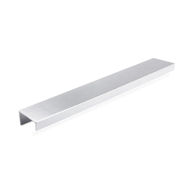 MODULR PRESARO PULL PROFILE HANDLE ALUMINIUM BRUSHED SATIN (AVAILABLE IN 125MM, 200MM AND 400MM)