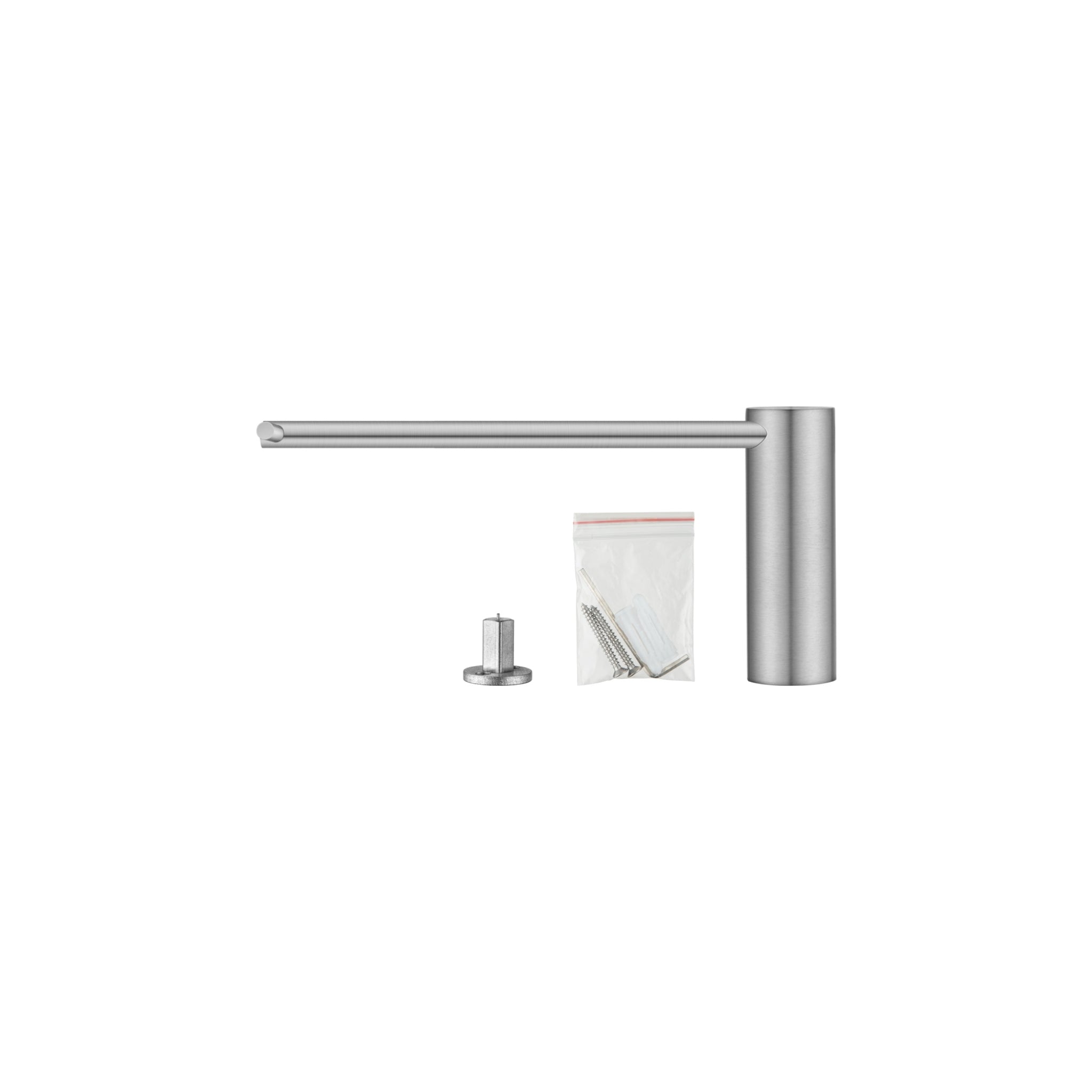 AQUAPERLA TOILET PAPER HOLDER 148MM BRUSHED NICKEL