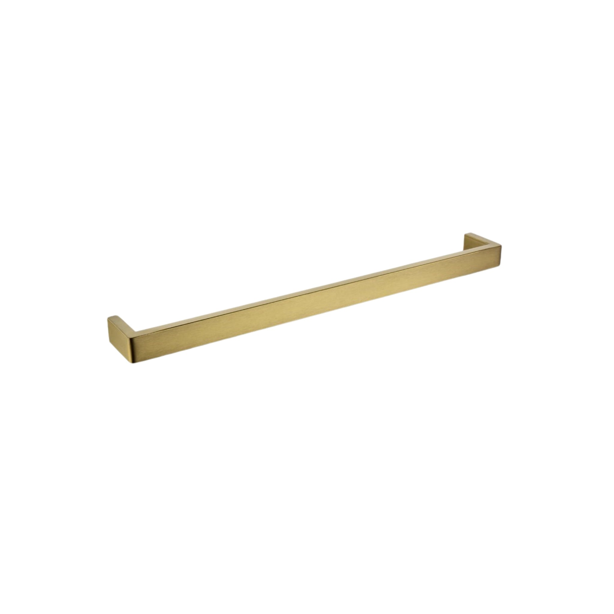 AQUAPERLA IVANO SINGLE TOWEL RAIL BRUSHED BRASS (AVAILABLE IN 600MM AND 800MM)