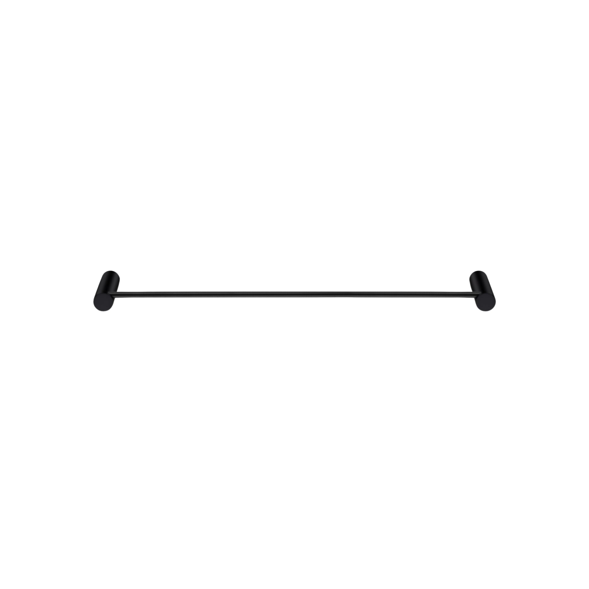 AQUAPERLA SINGLE TOWEL RAIL BLACK 600MM