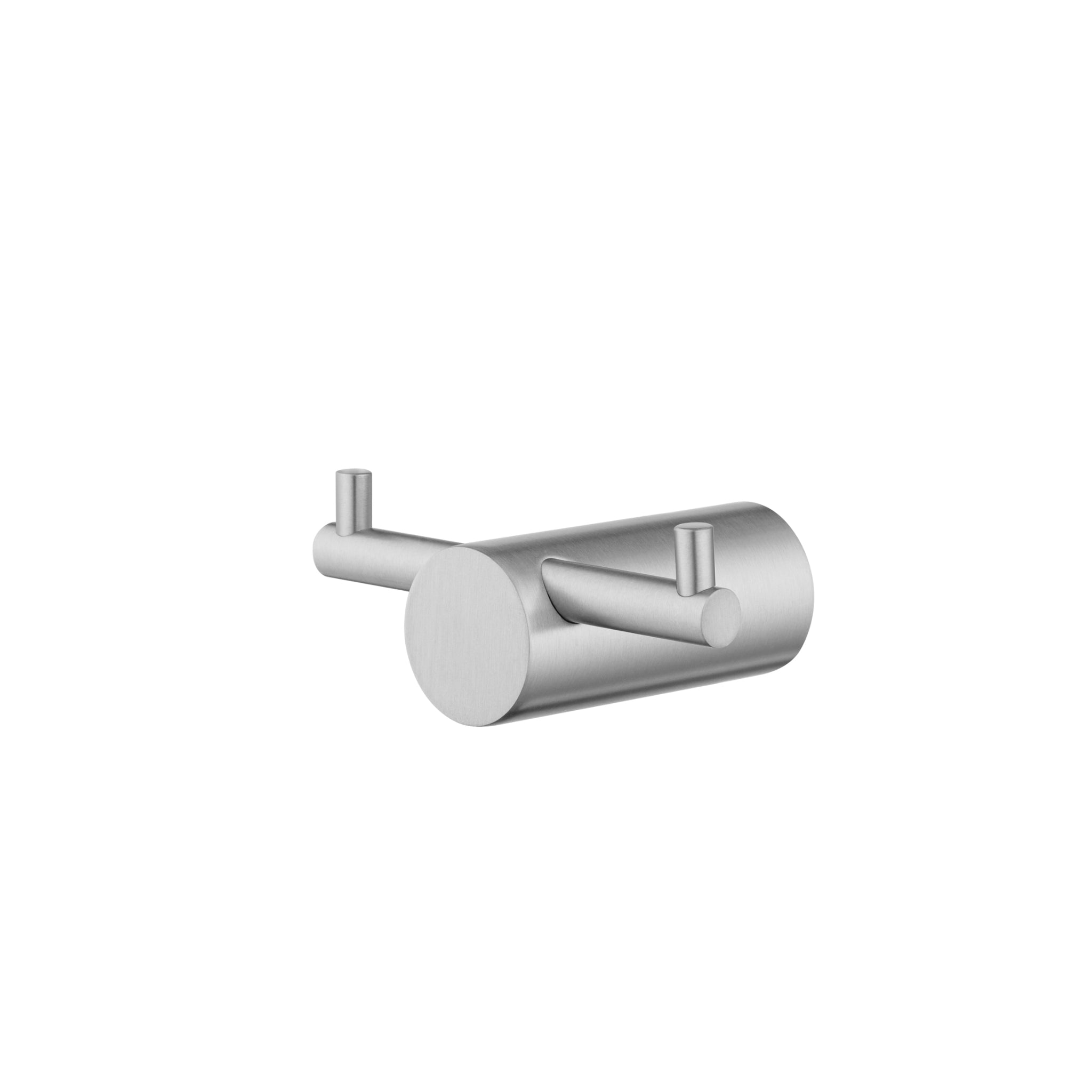 AQUAPERLA DOUBLE ROBE HOOK BRUSHED NICKEL