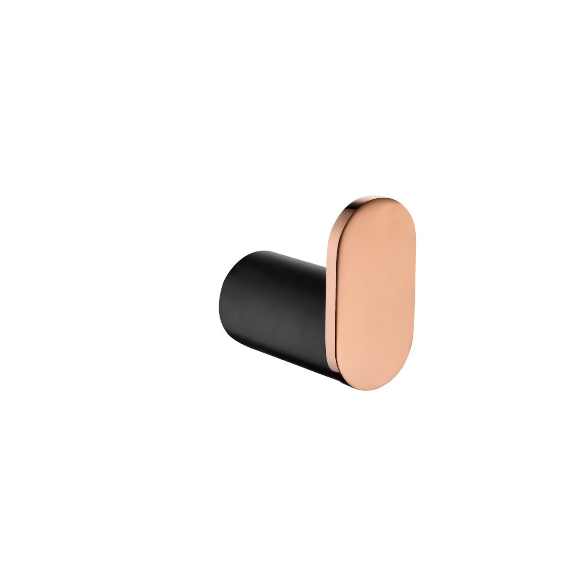 AQUAPERLA RUSHY ROBE HOOK BLACK AND ROSE GOLD