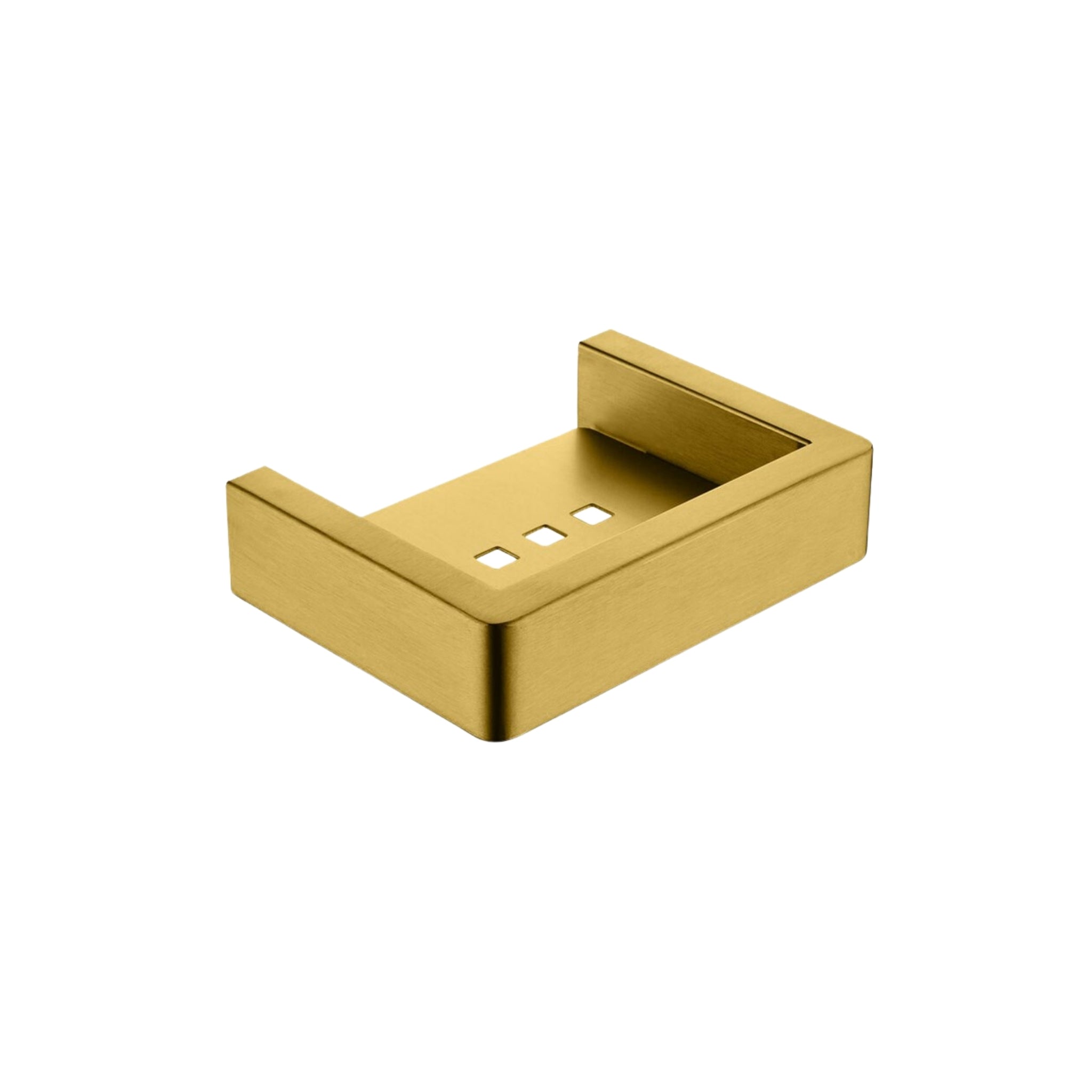 AQUAPERLA IVANO SOAP DISH HOLDER 144MM BRUSHED BRASS