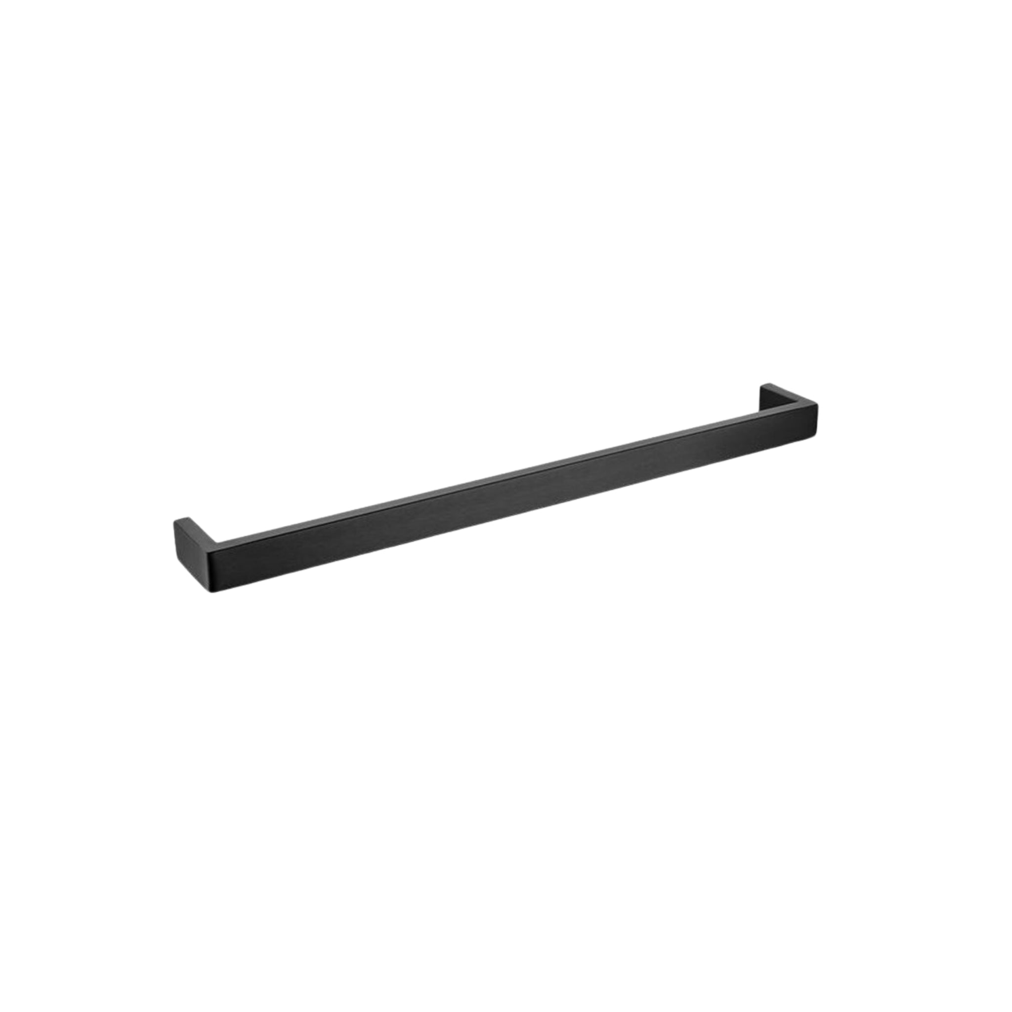 AQUAPERLA IVANO SINGLE TOWEL RAIL BLACK (AVAILABLE IN 600MM AND 800MM)