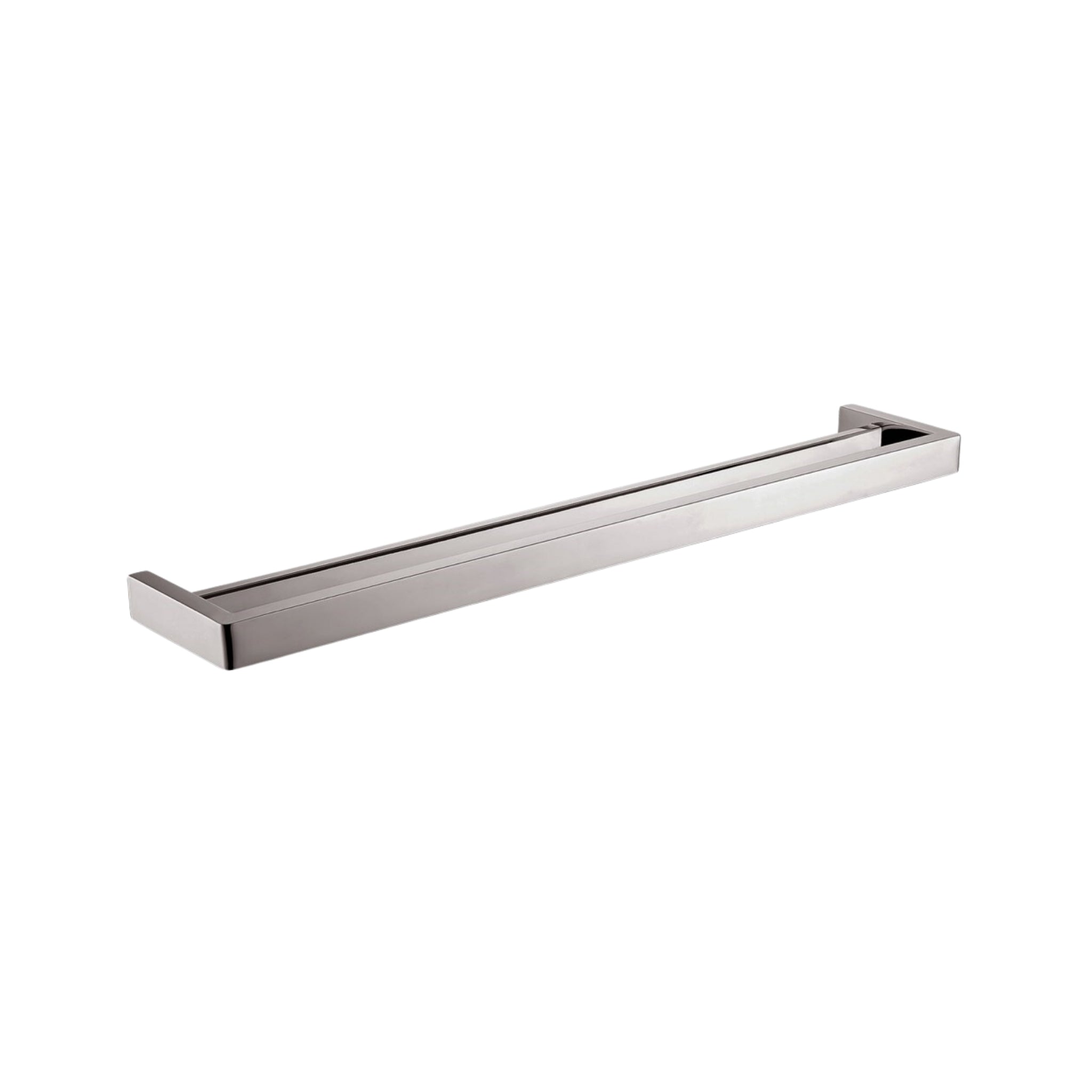 AQUAPERLA IVANO DOUBLE TOWEL RAIL BRUSHED NICKEL (AVAILABLE IN 600MM AND 800MM)