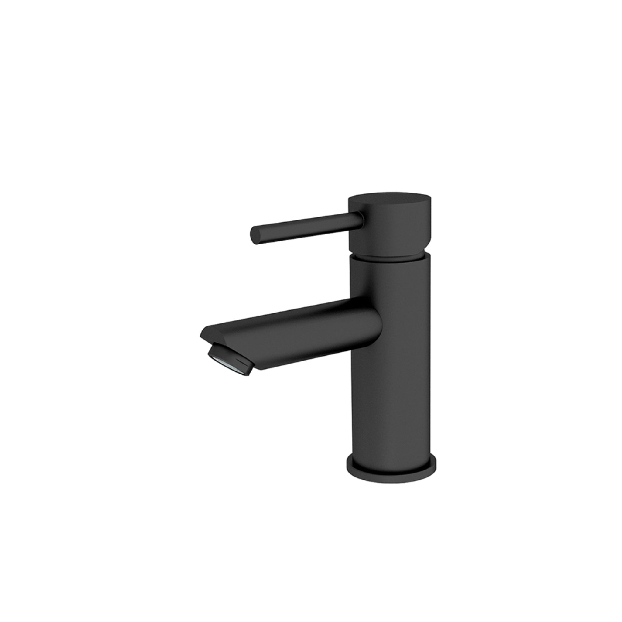 NERO DOLCE BASIN MIXER STRAIGHT SPOUT 156MM MATTE BLACK