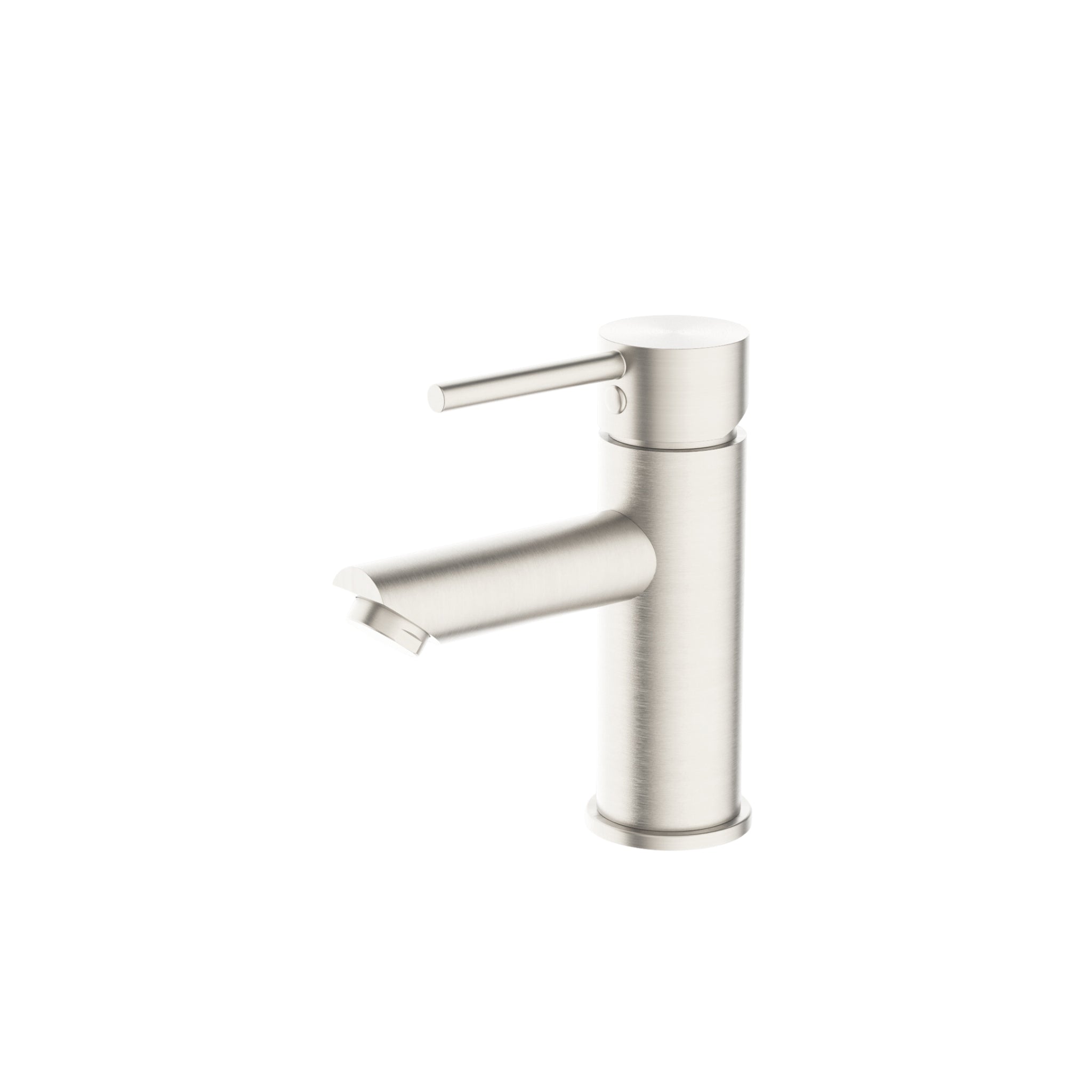 NERO DOLCE BASIN MIXER STRAIGHT SPOUT 156MM BRUSHED NICKEL