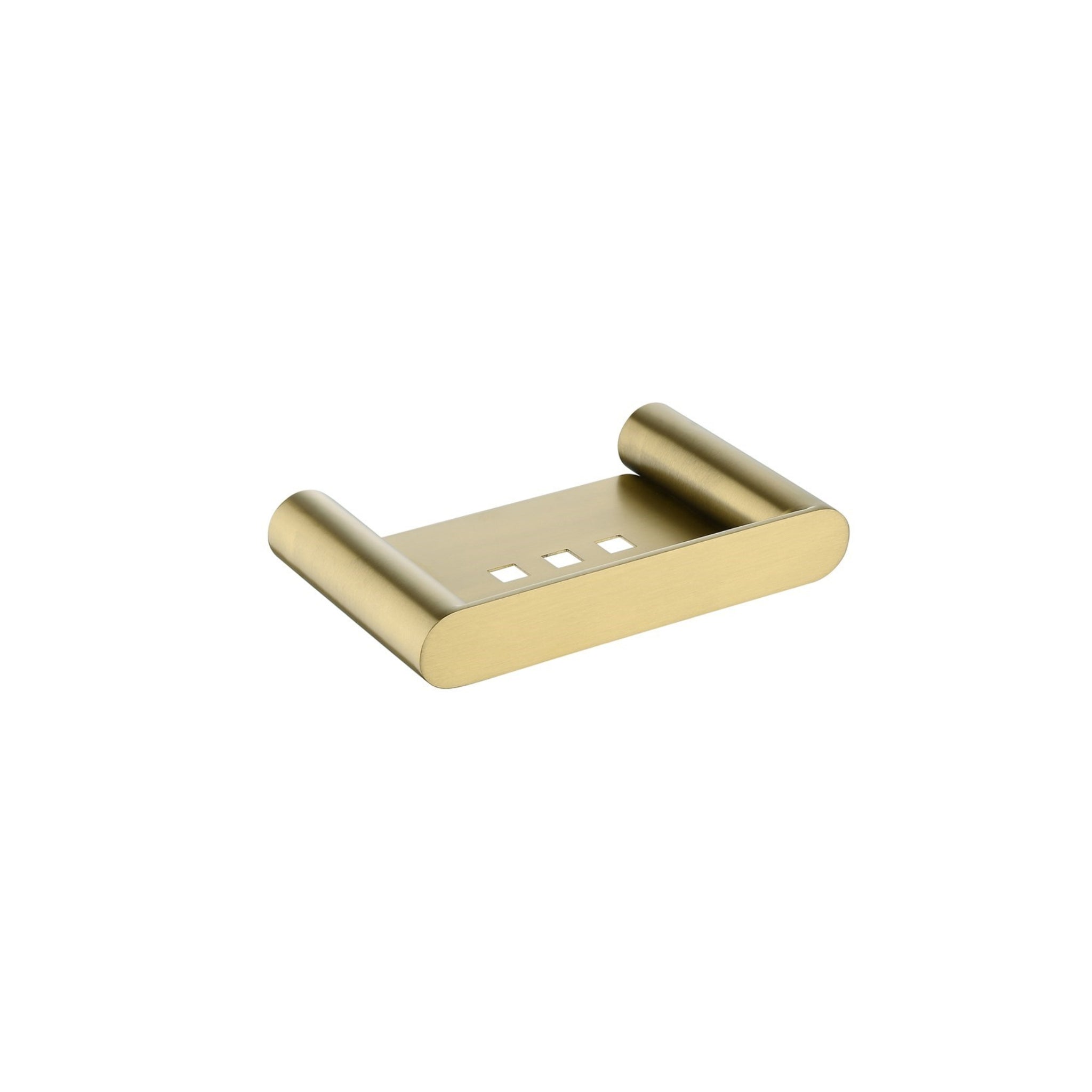 AQUAPERLA RUSHY SOAP DISH BRUSHED BRASS