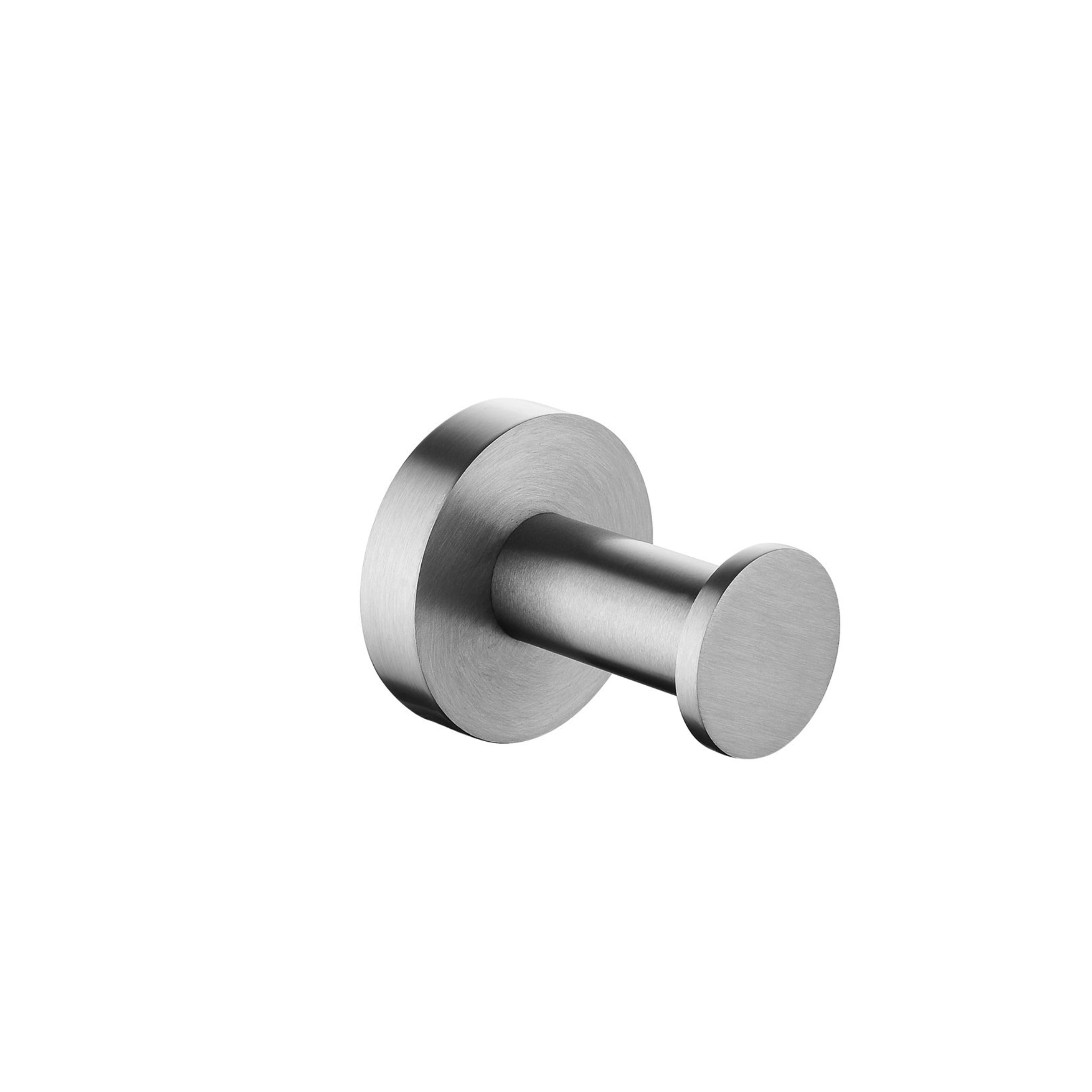 AQUAPERLA LUCID PIN ROBE HOOK BRUSHED NICKEL