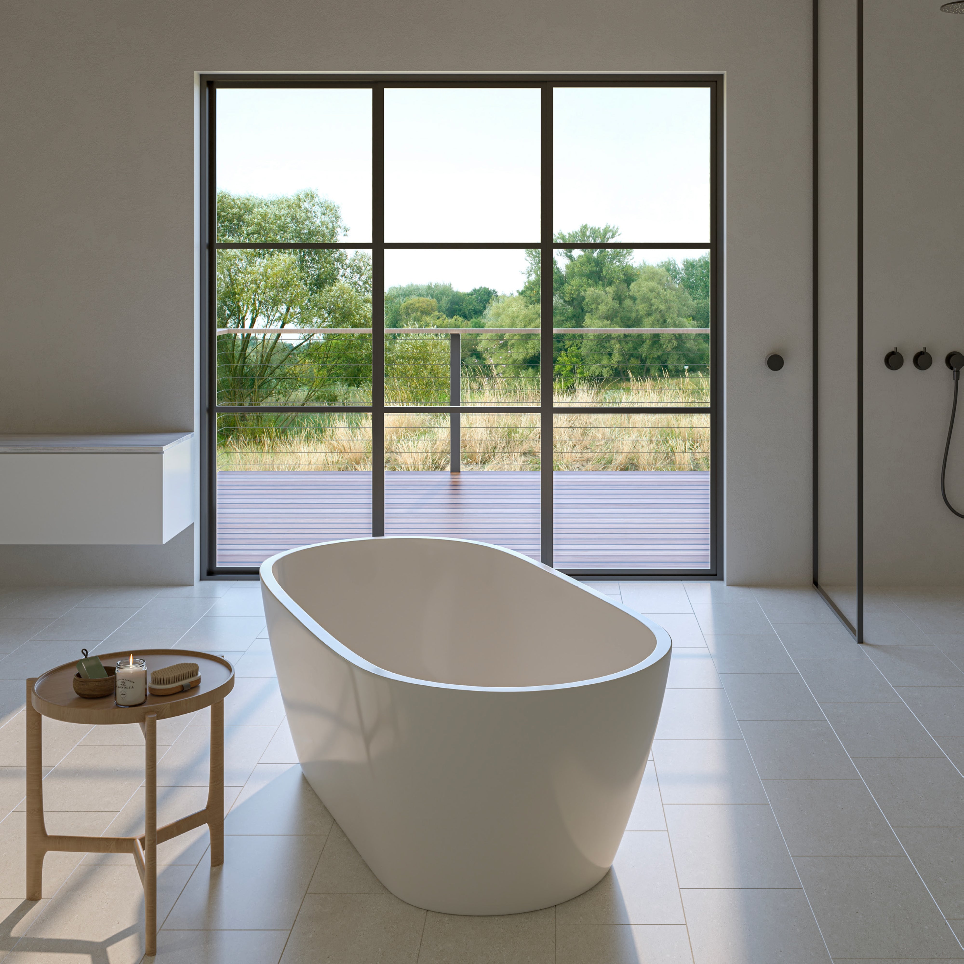 SEIMA ARKO 120 FREESTANDING BATHTUB GLOSS WHITE (AVAILABLE IN 1500MM AND 1700MM)